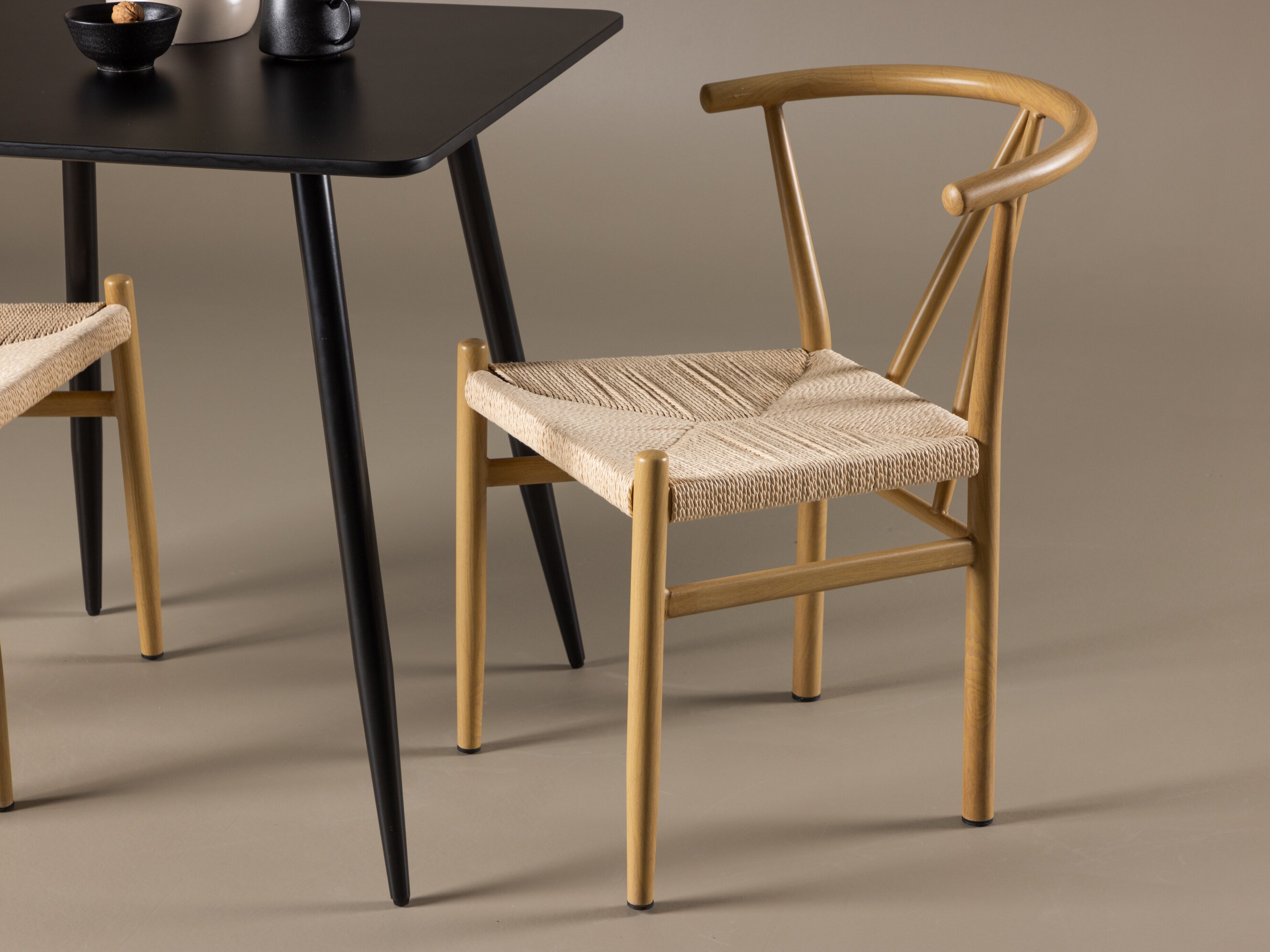 Söögitoakomplekt Dallas 4920 (Beež + Helepruun)