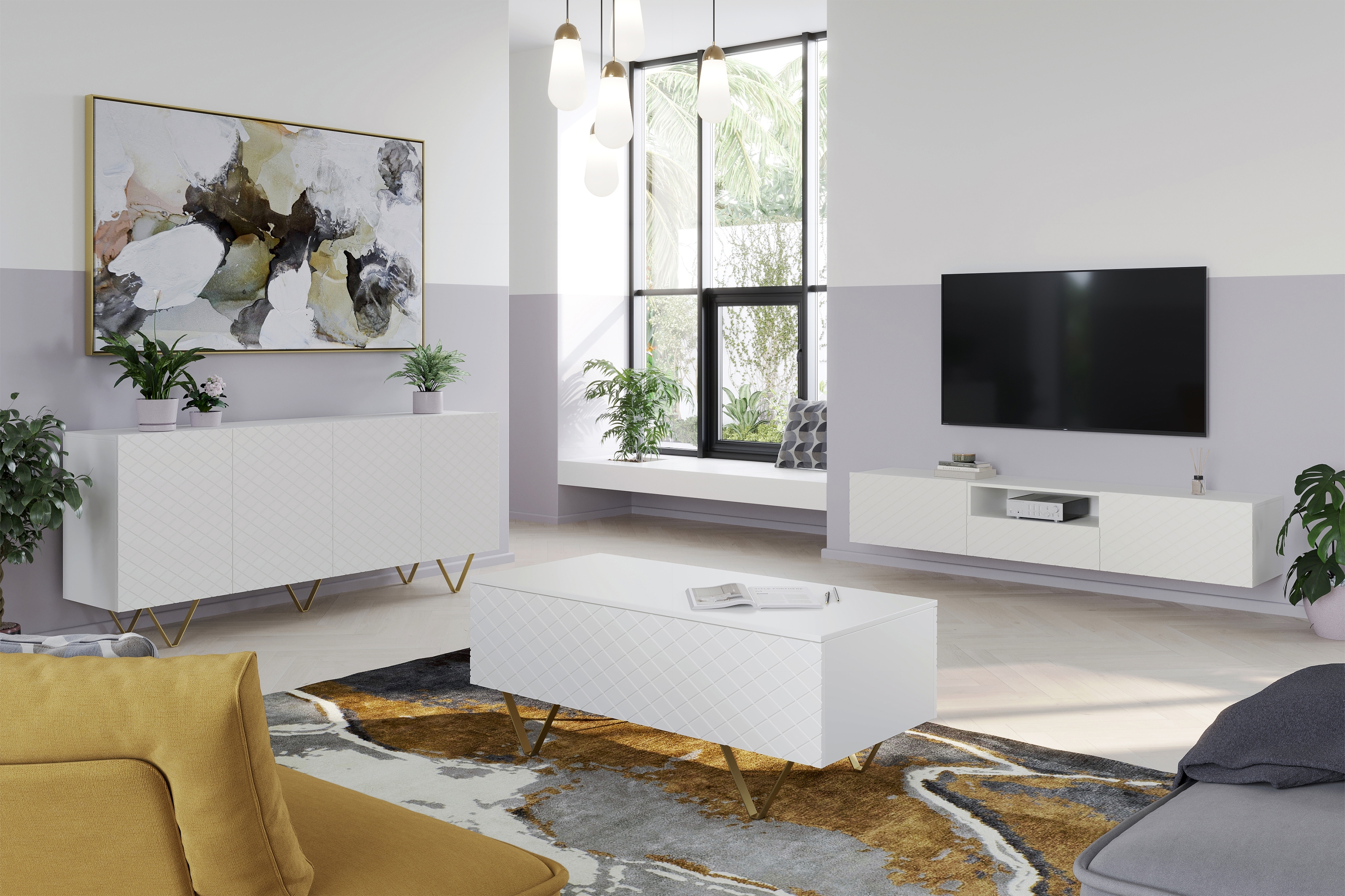 Diivanilaud Sorbala 100 (Valge)