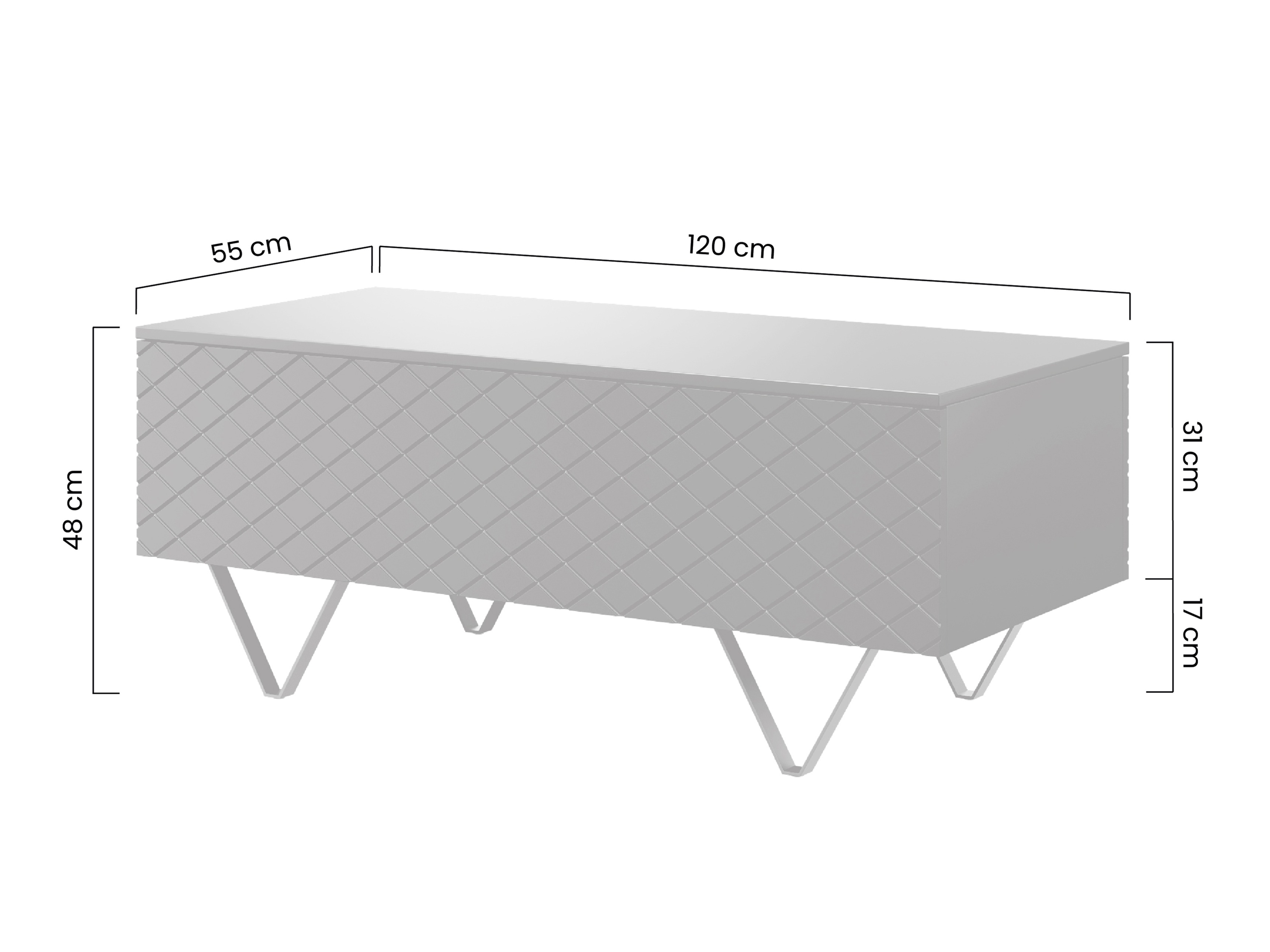 Diivanilaud Sorbala 100 (Valge)