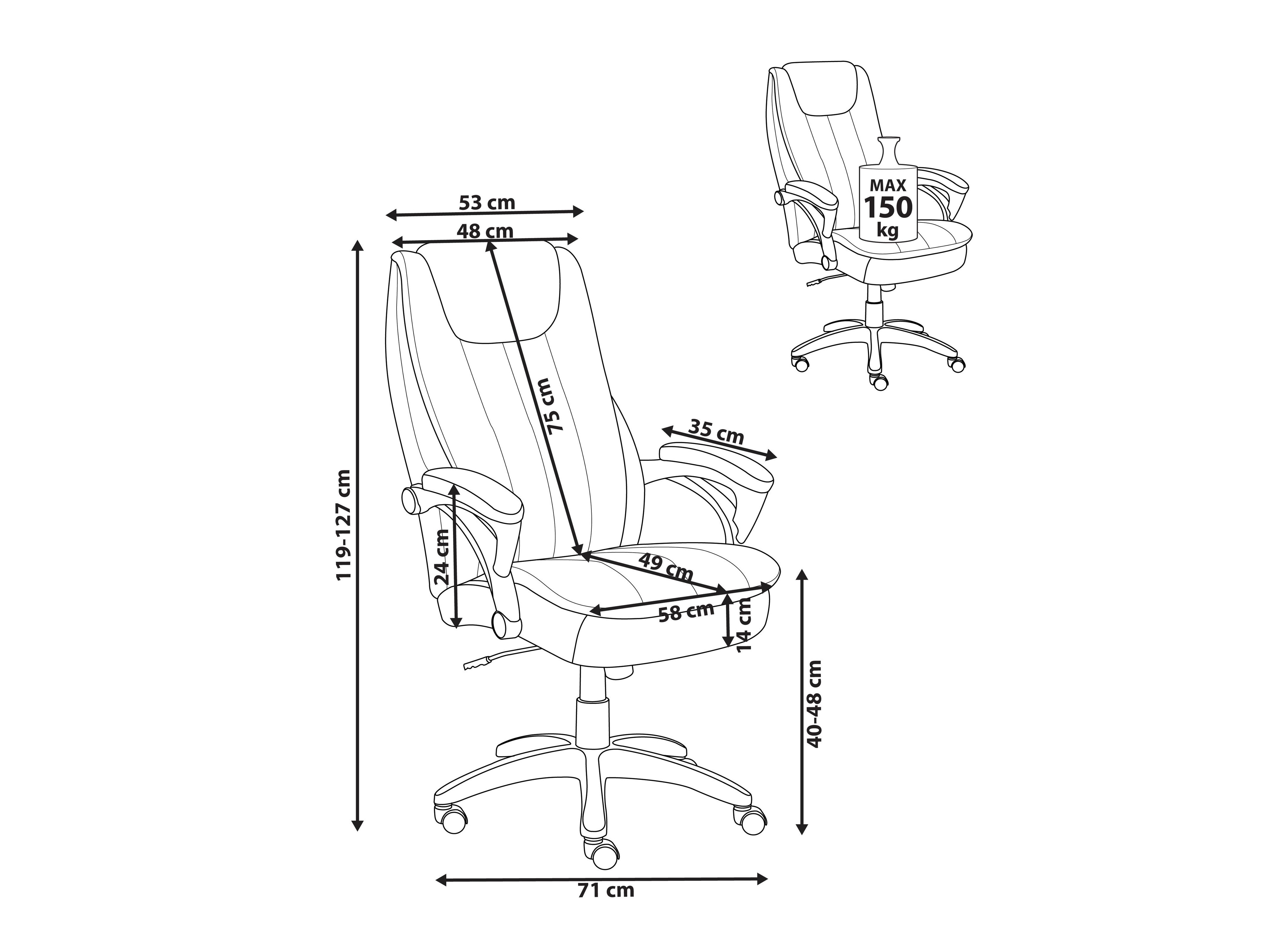 Kontoritool Berwyn 2756