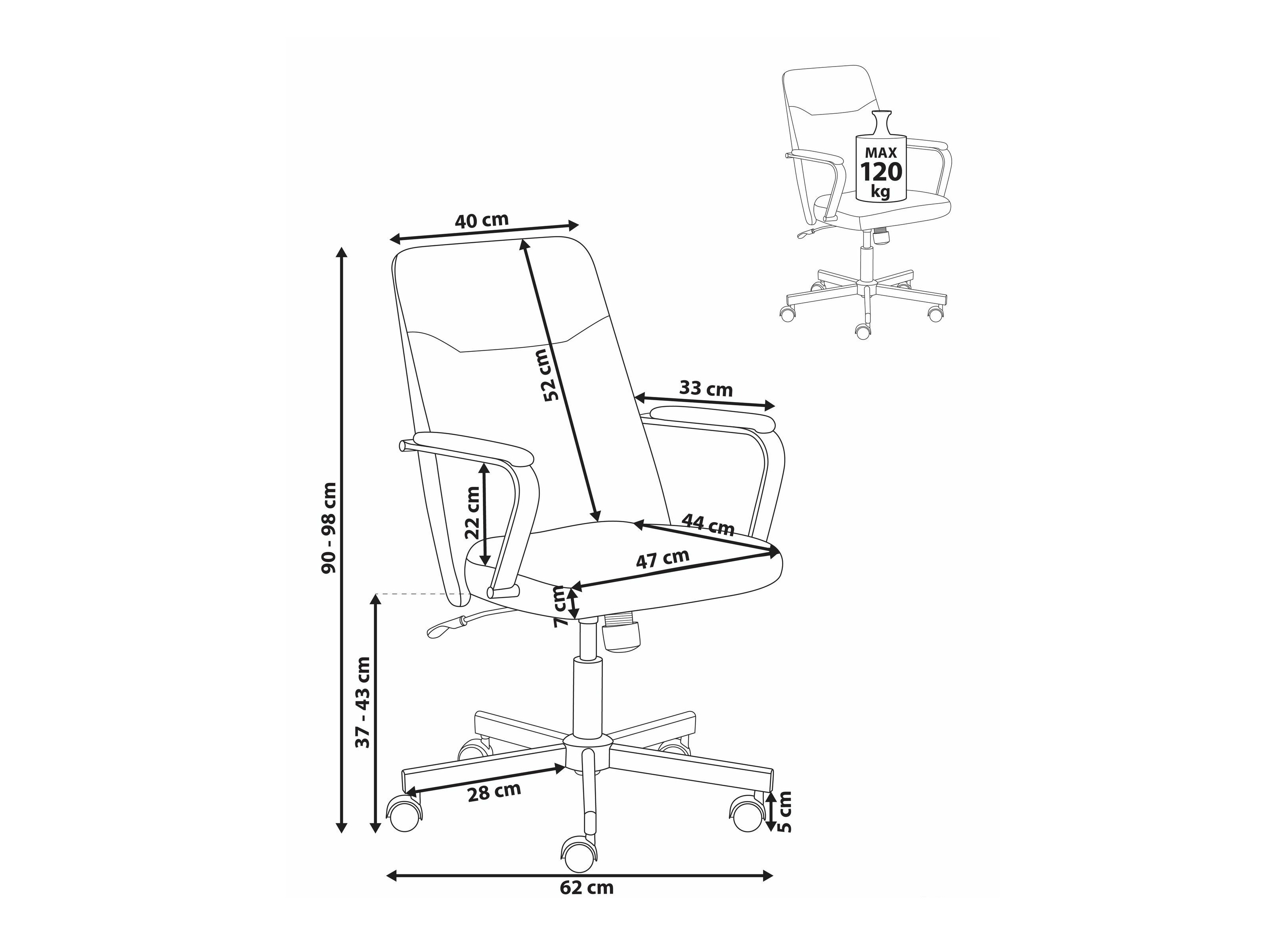 Kontoritool Berwyn 2758 (Helepruun)