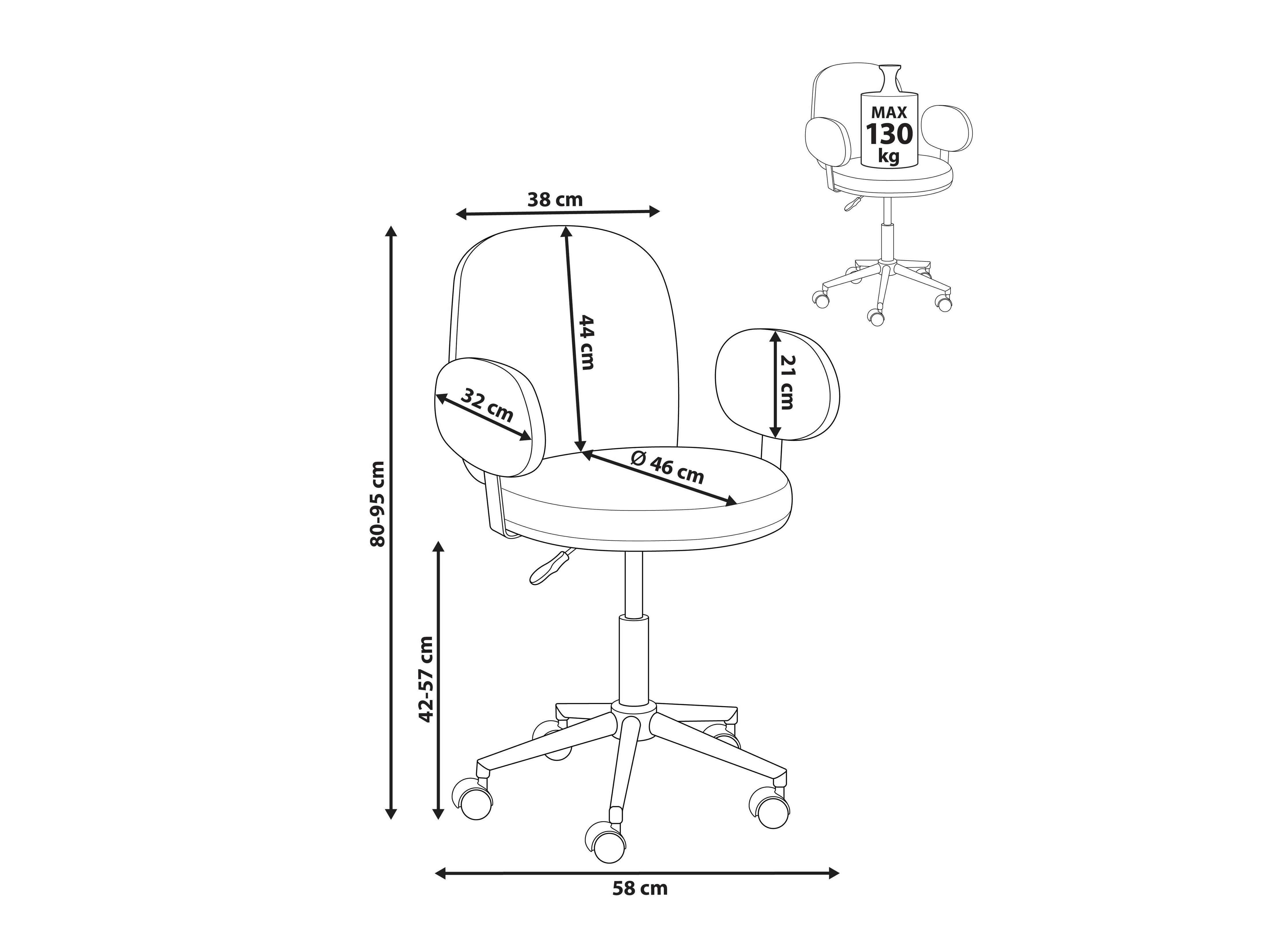 Kontoritool Berwyn 2763 (Valge)