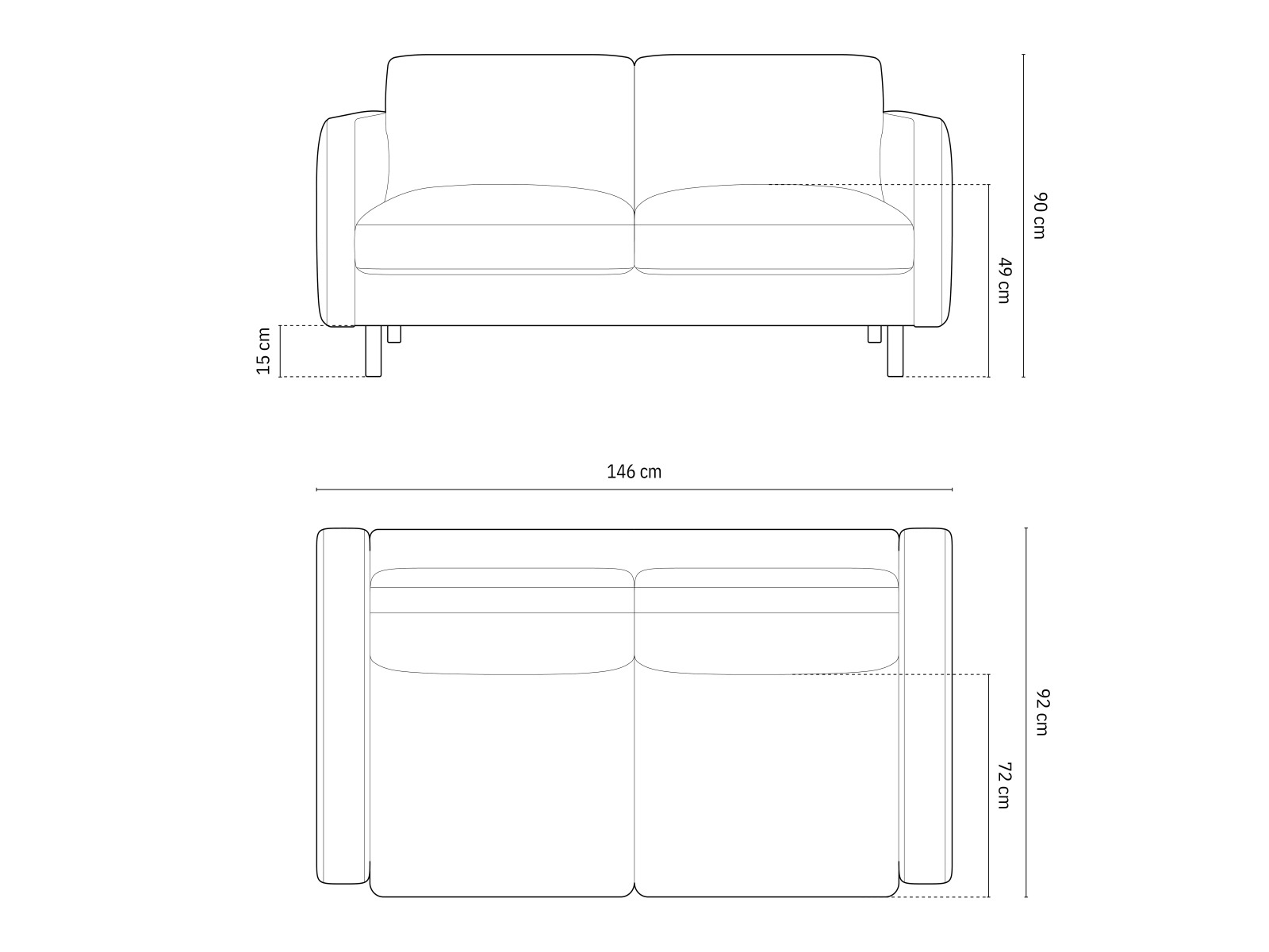 Diivan Delavie 100 (Paris Deep Blue)