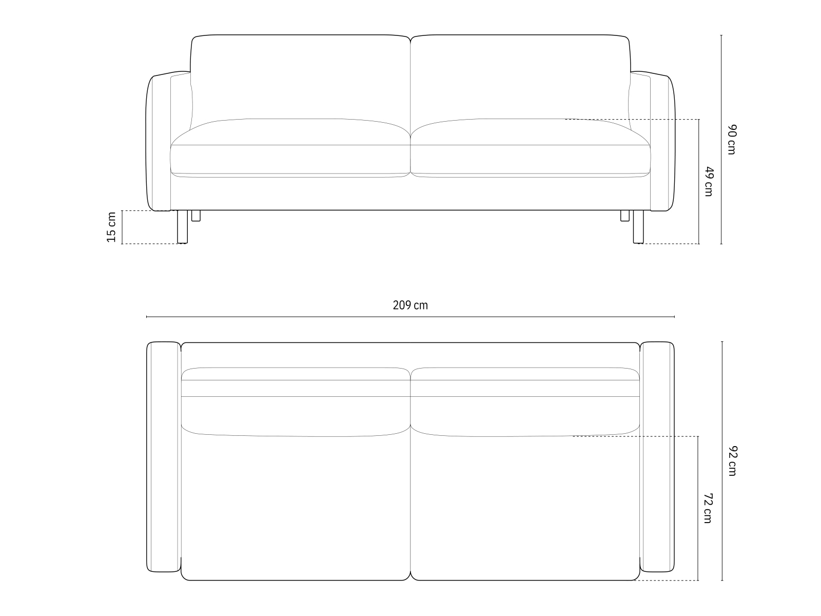 Diivan Delavie 102 (Paris Black)