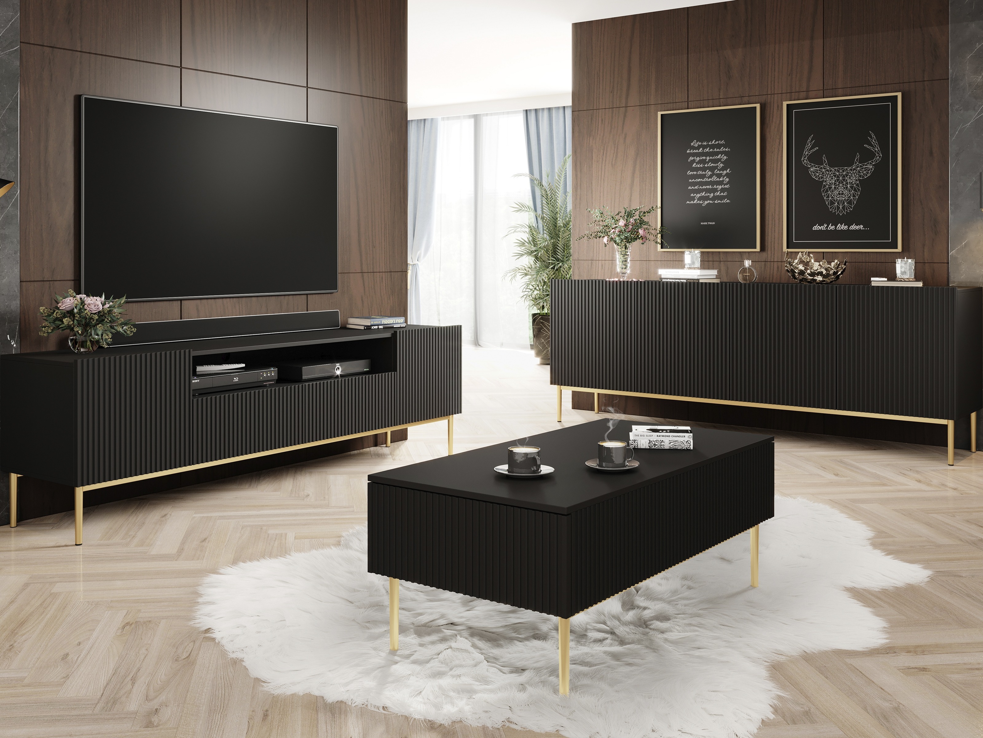 Elutoa komplekt Melfelu 138 (Must)