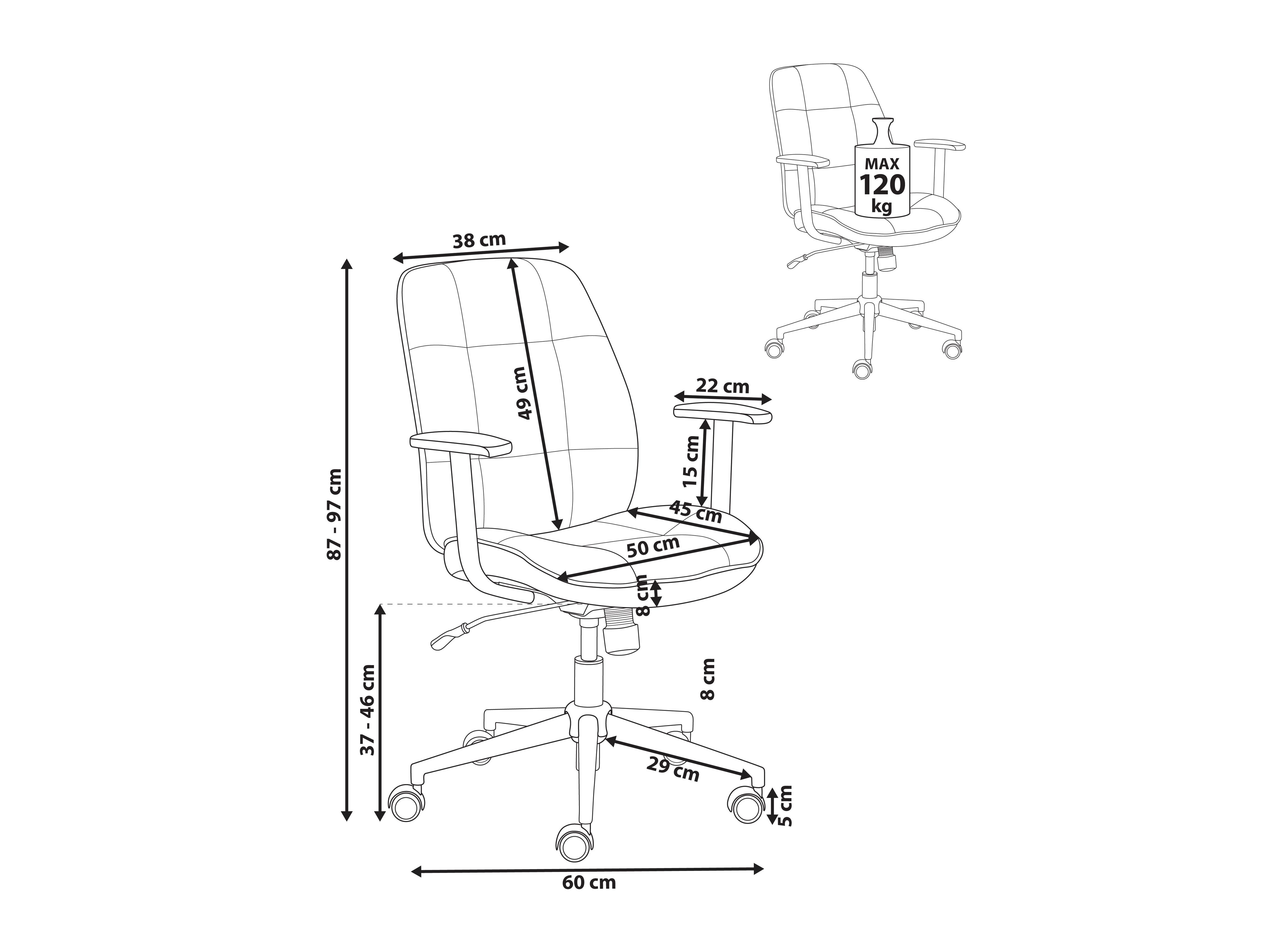 Kontoritool Berwyn 2764 (Hall)