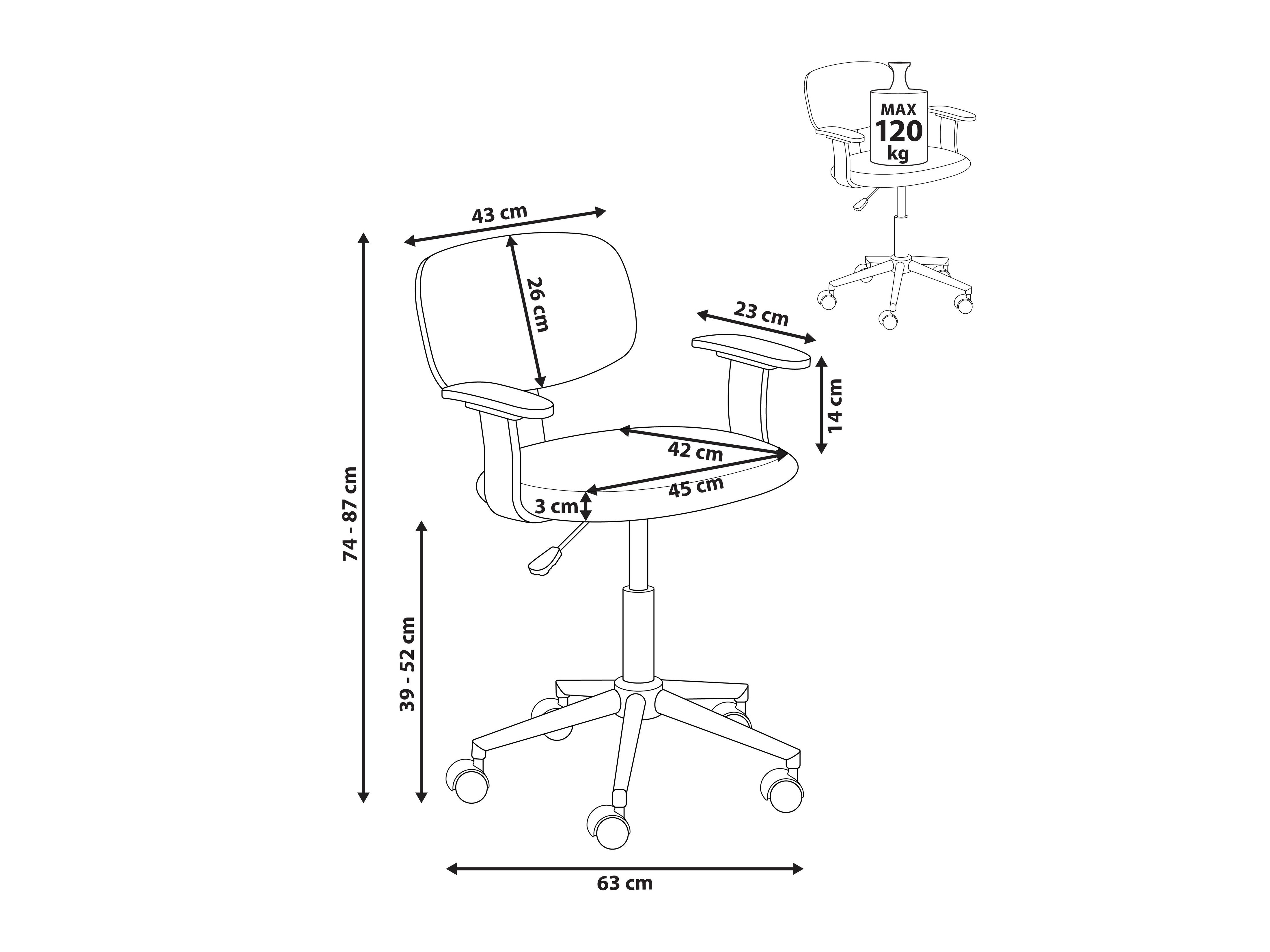 Kontoritool Berwyn 2768 (Helehall)
