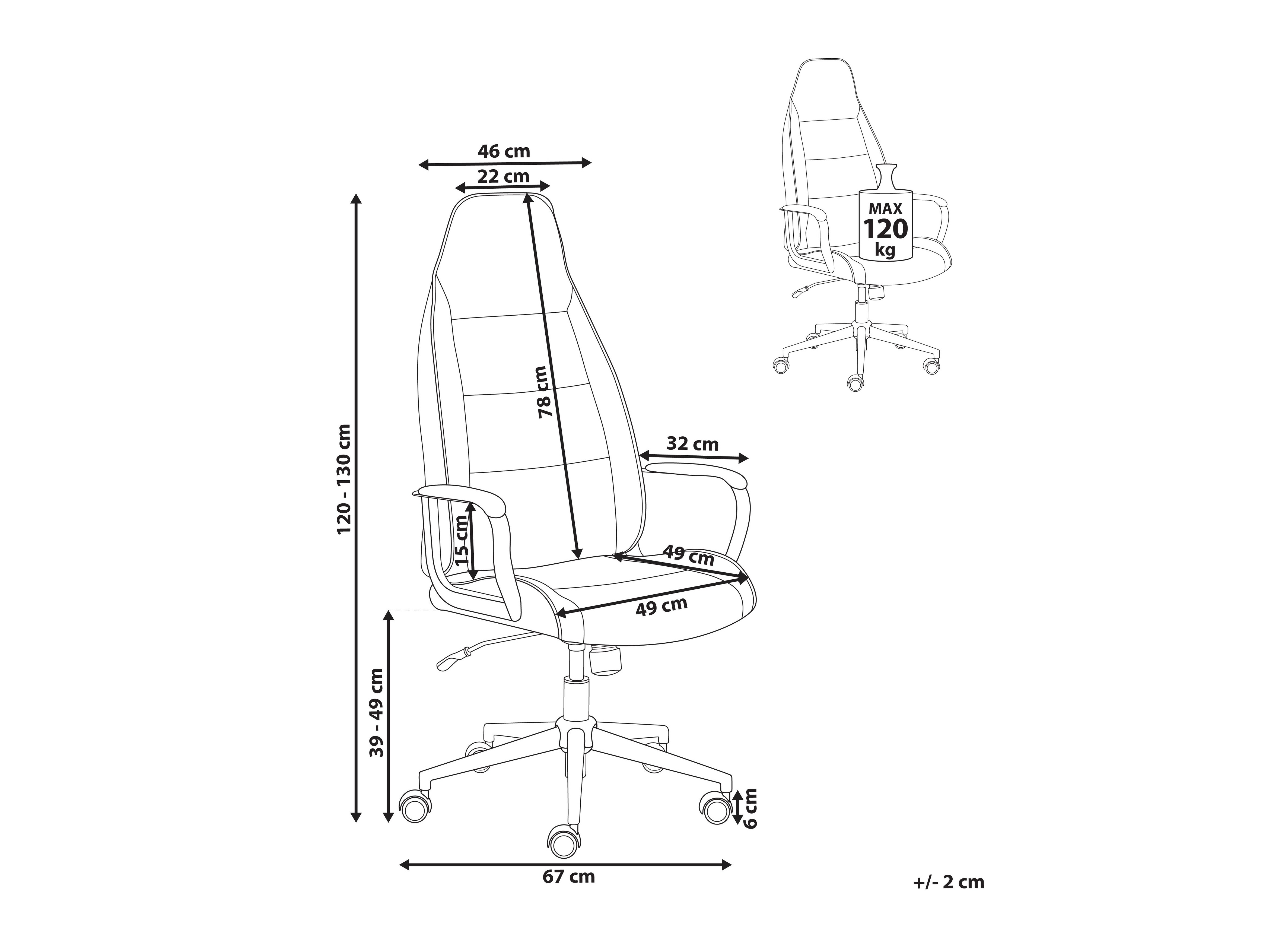 Kontoritool Berwyn 2769 (Tumeroheline)