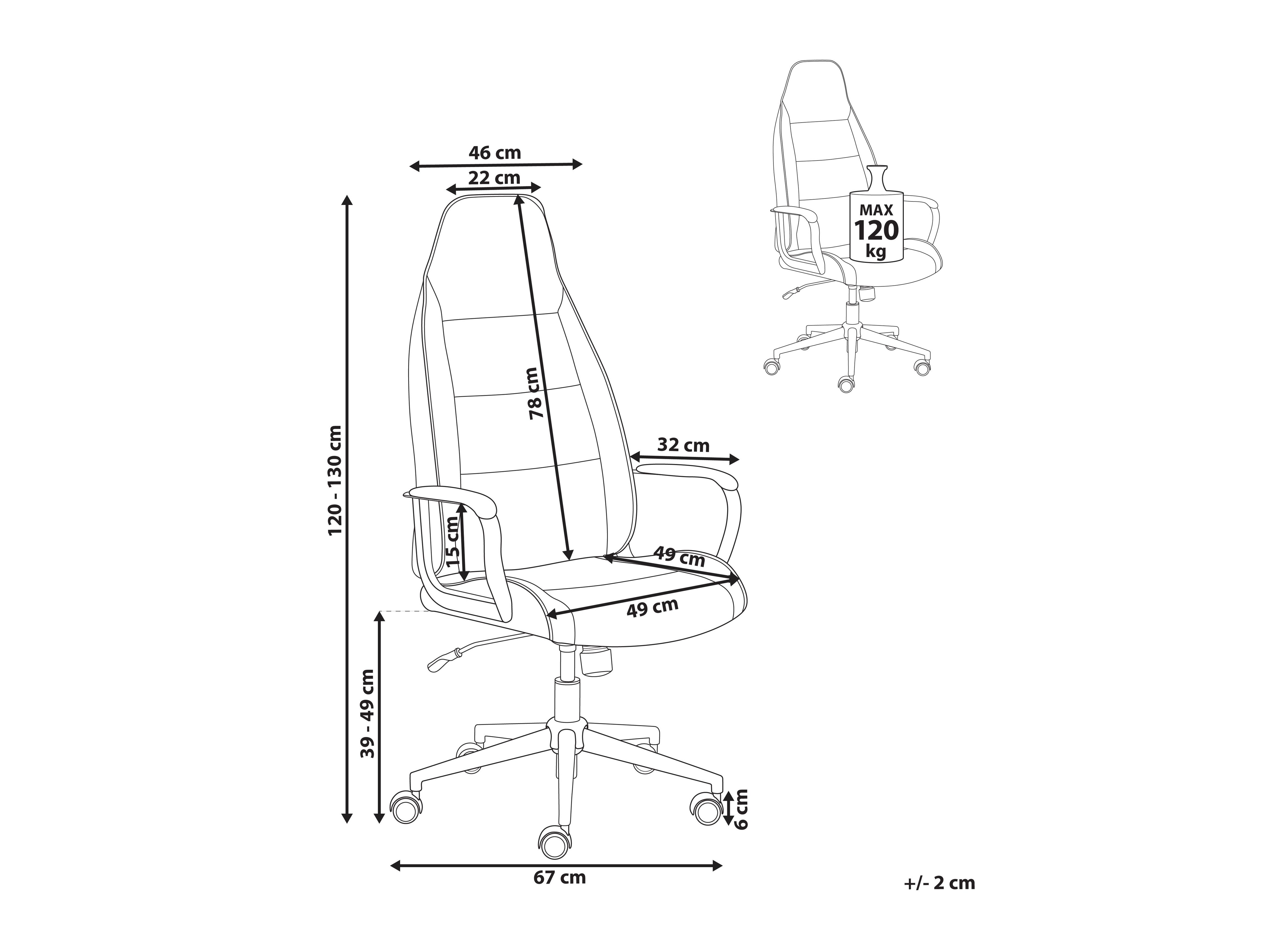 Kontoritool Berwyn 2769 (Valge)