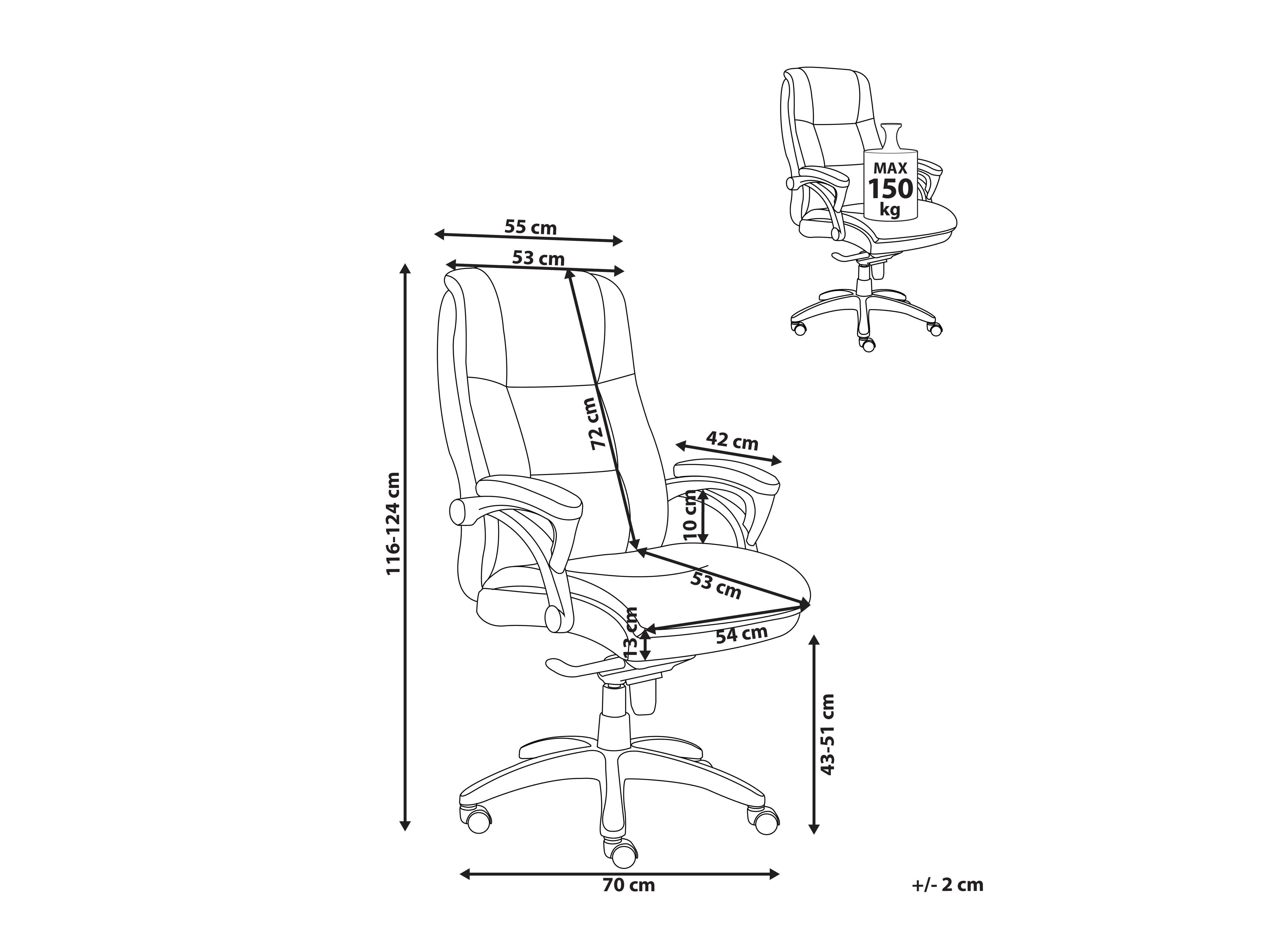 Kontoritool Berwyn 2774