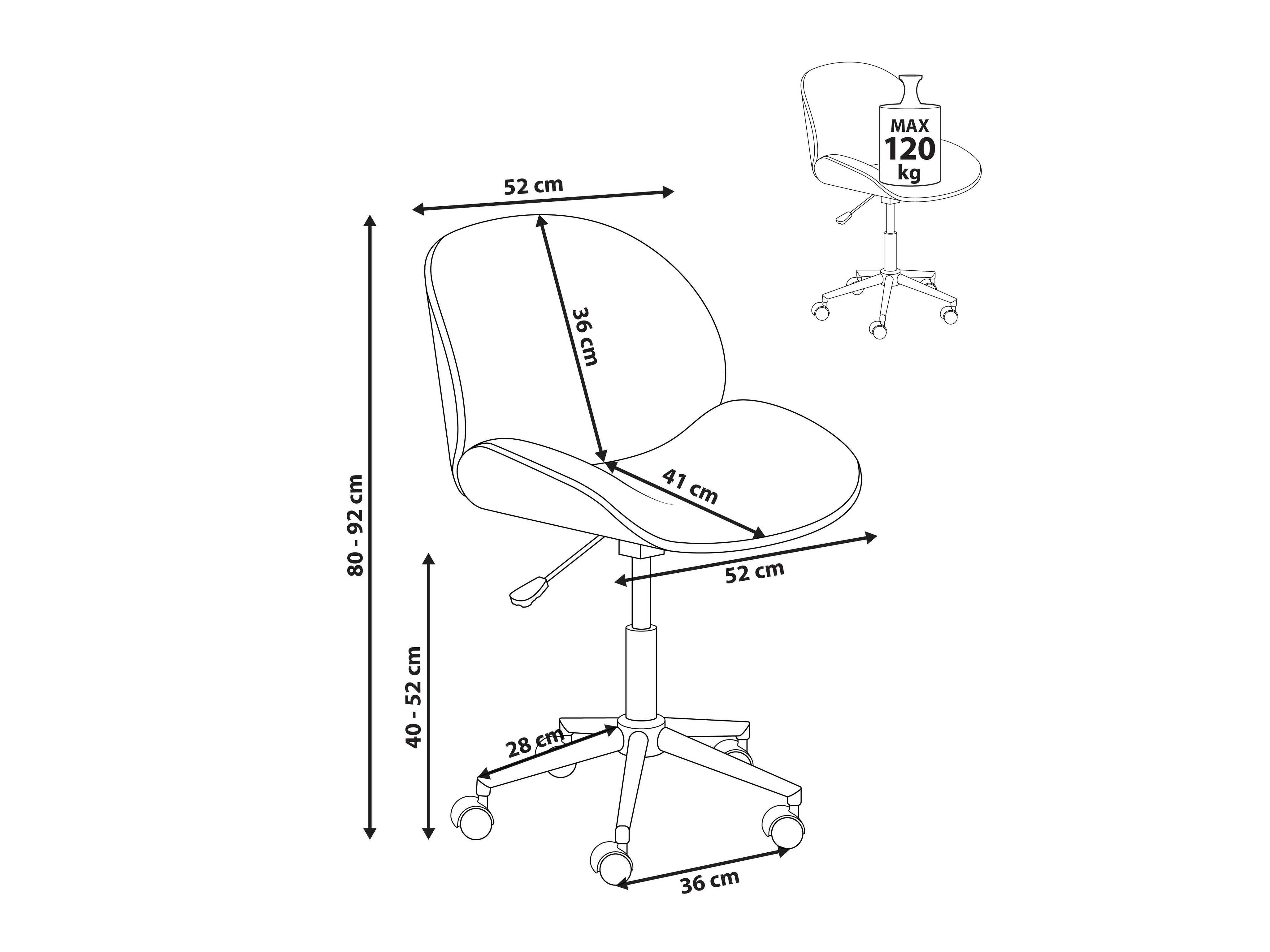 Kontoritool Berwyn 2778