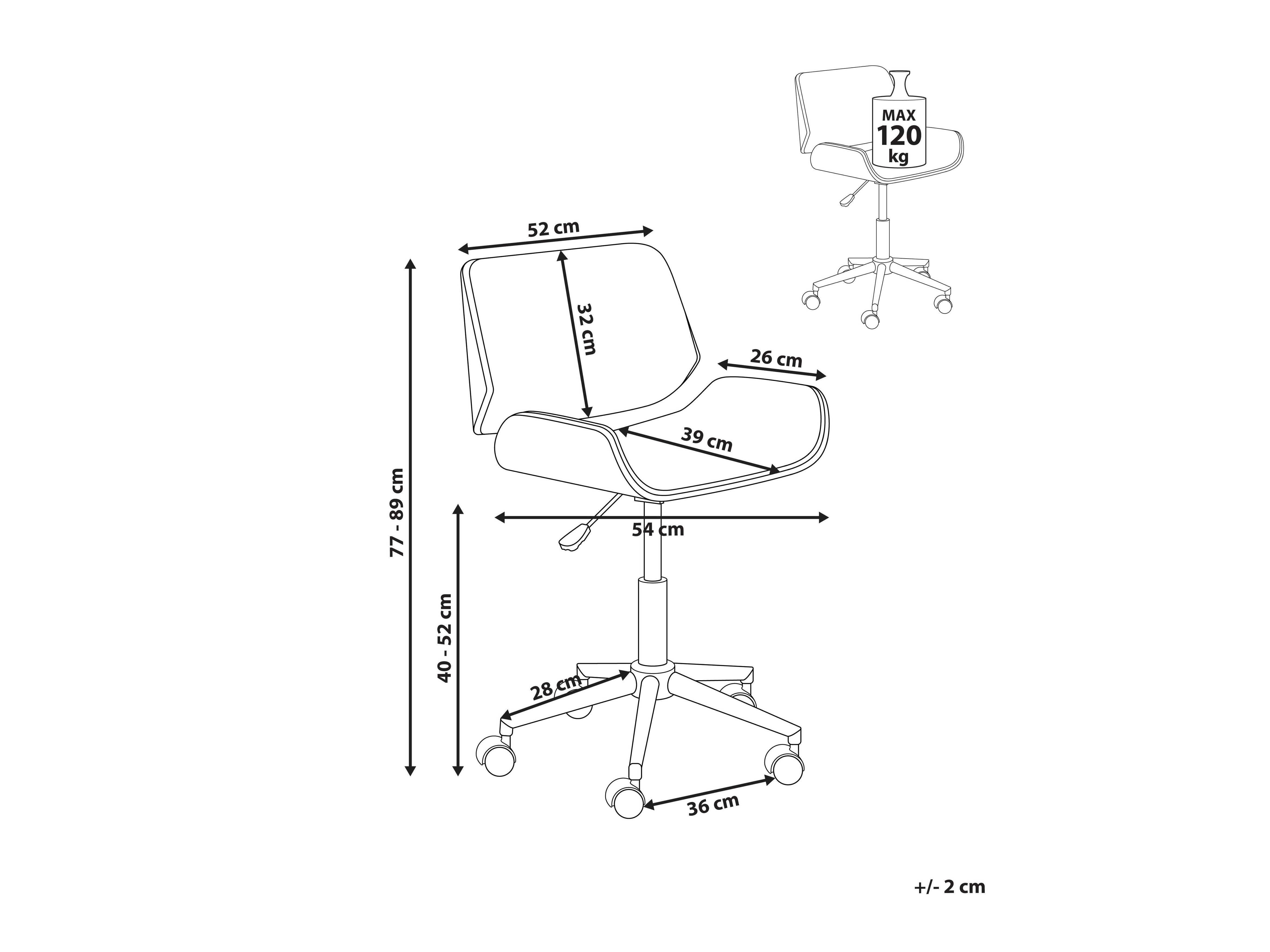 Kontoritool Berwyn 2780
