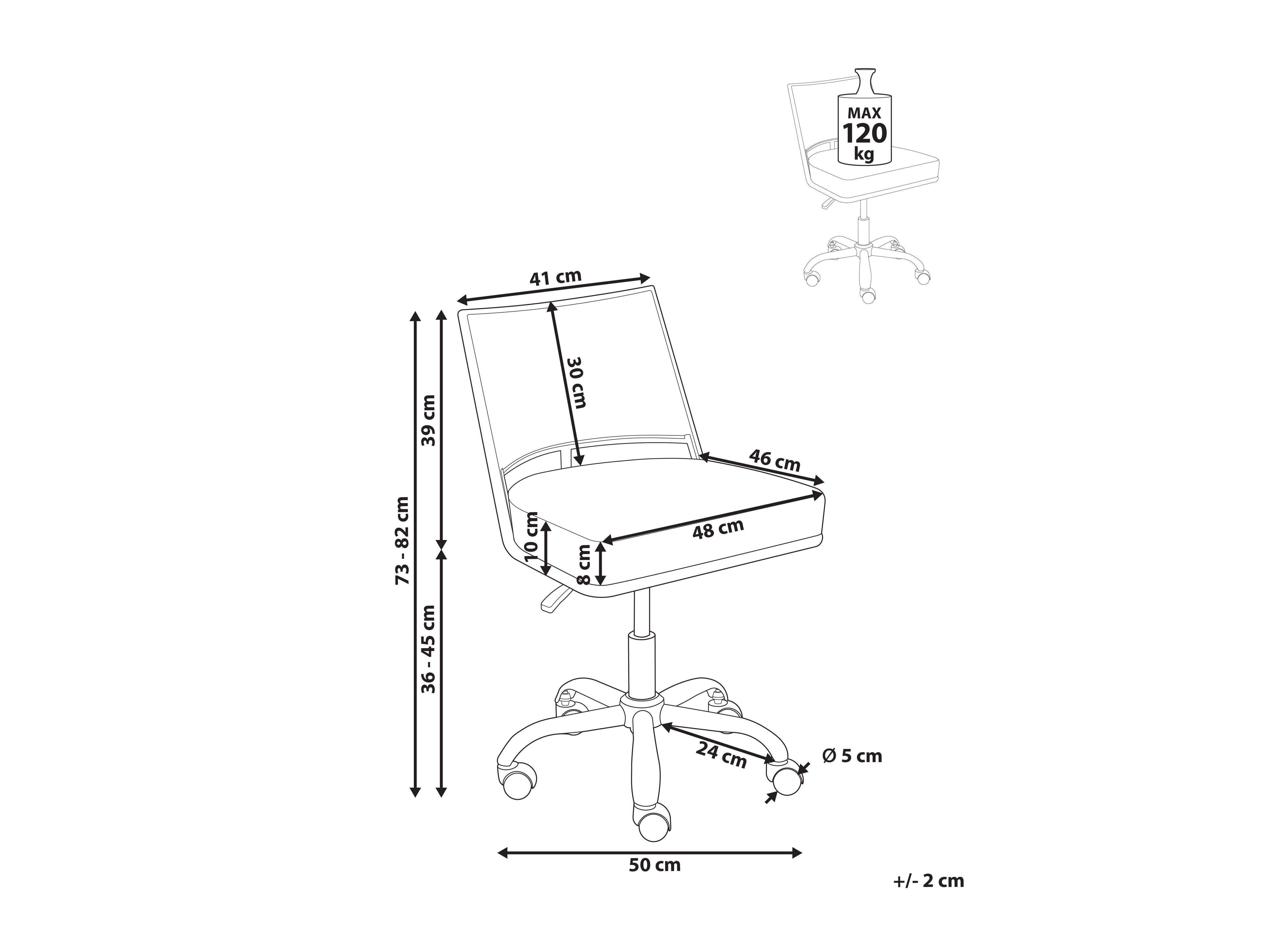 Kontoritool Berwyn 2783