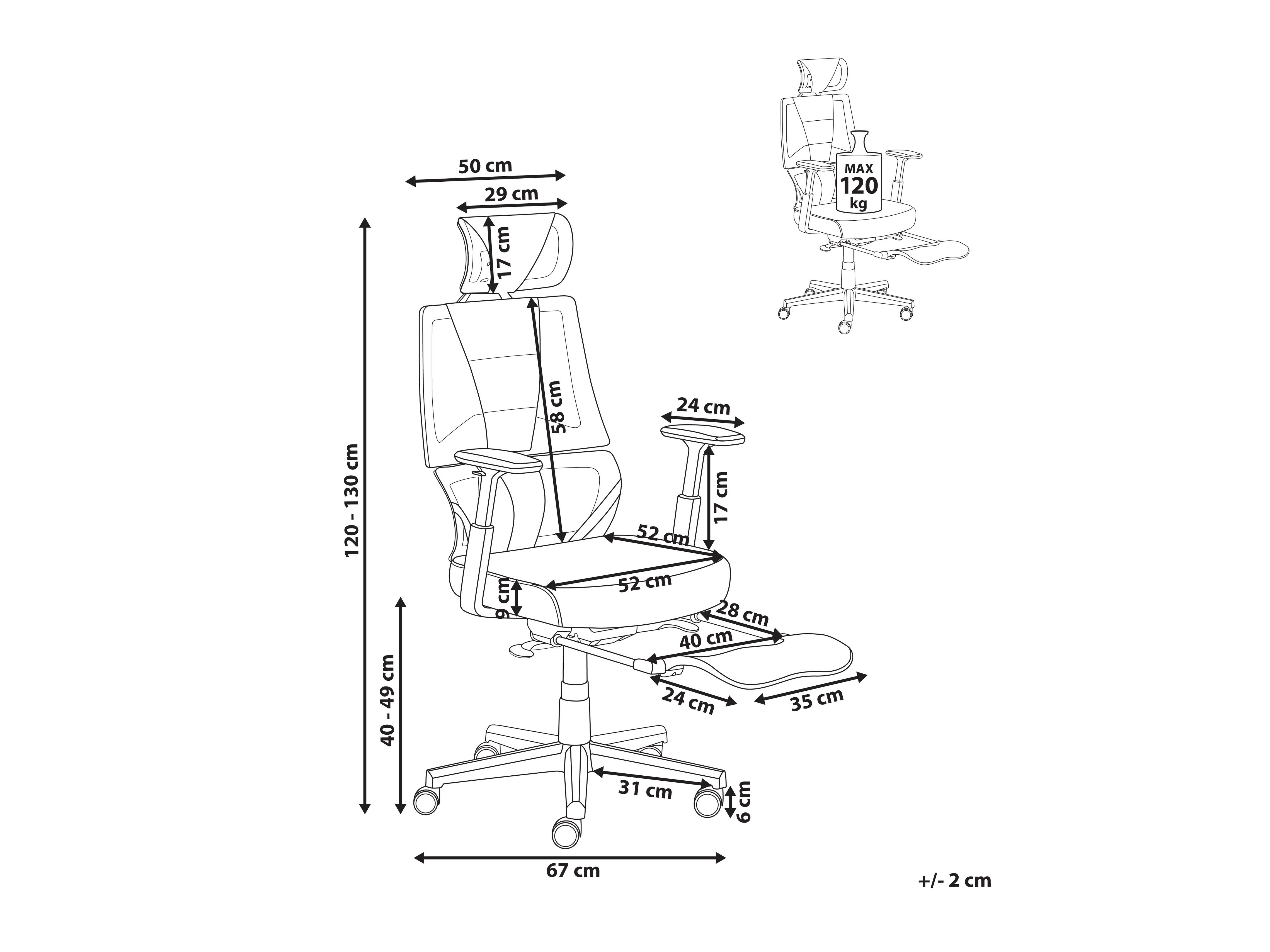 Kontoritool Berwyn 2784