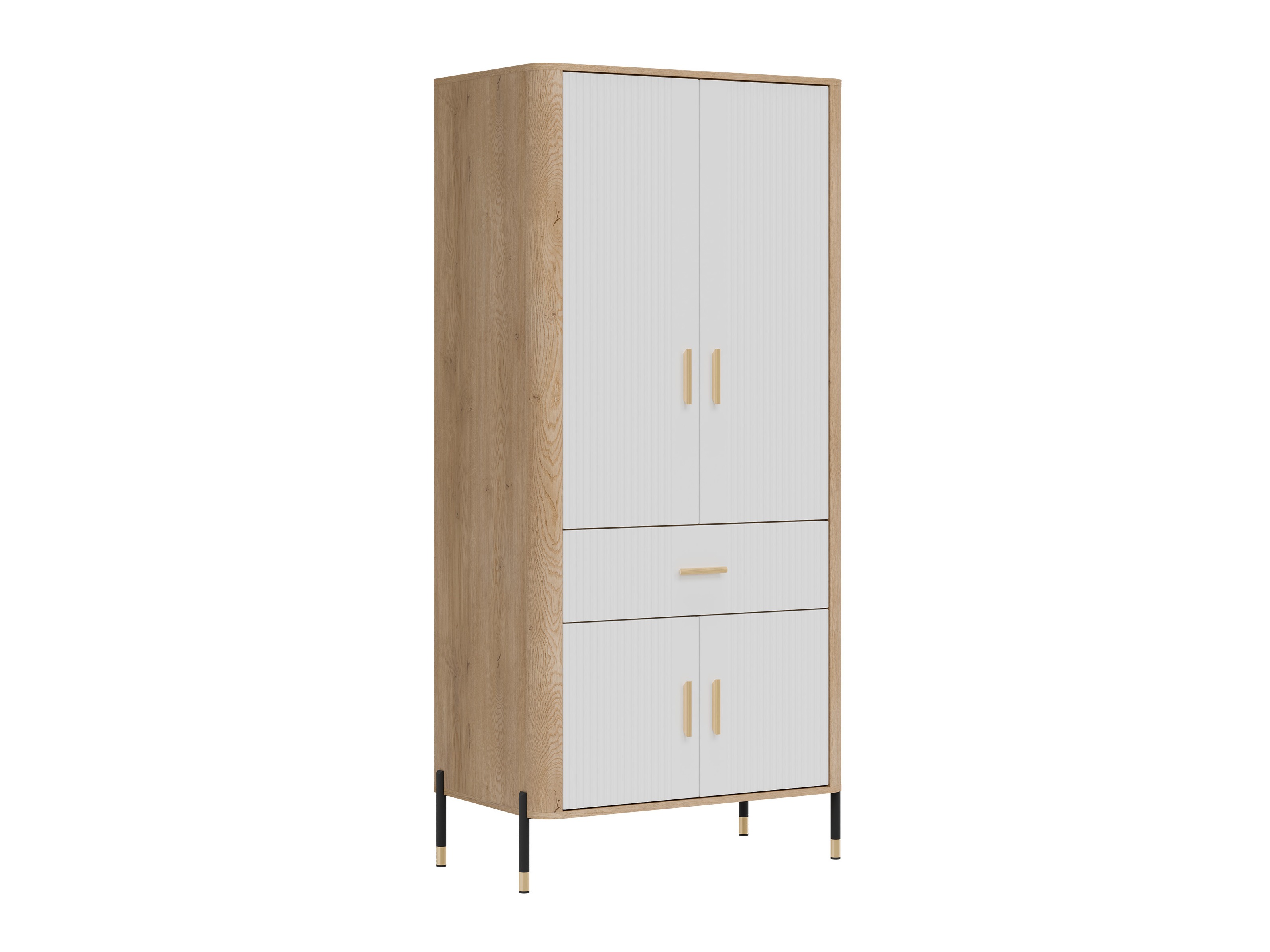 Riidekapp Flosora 133 (Valge)