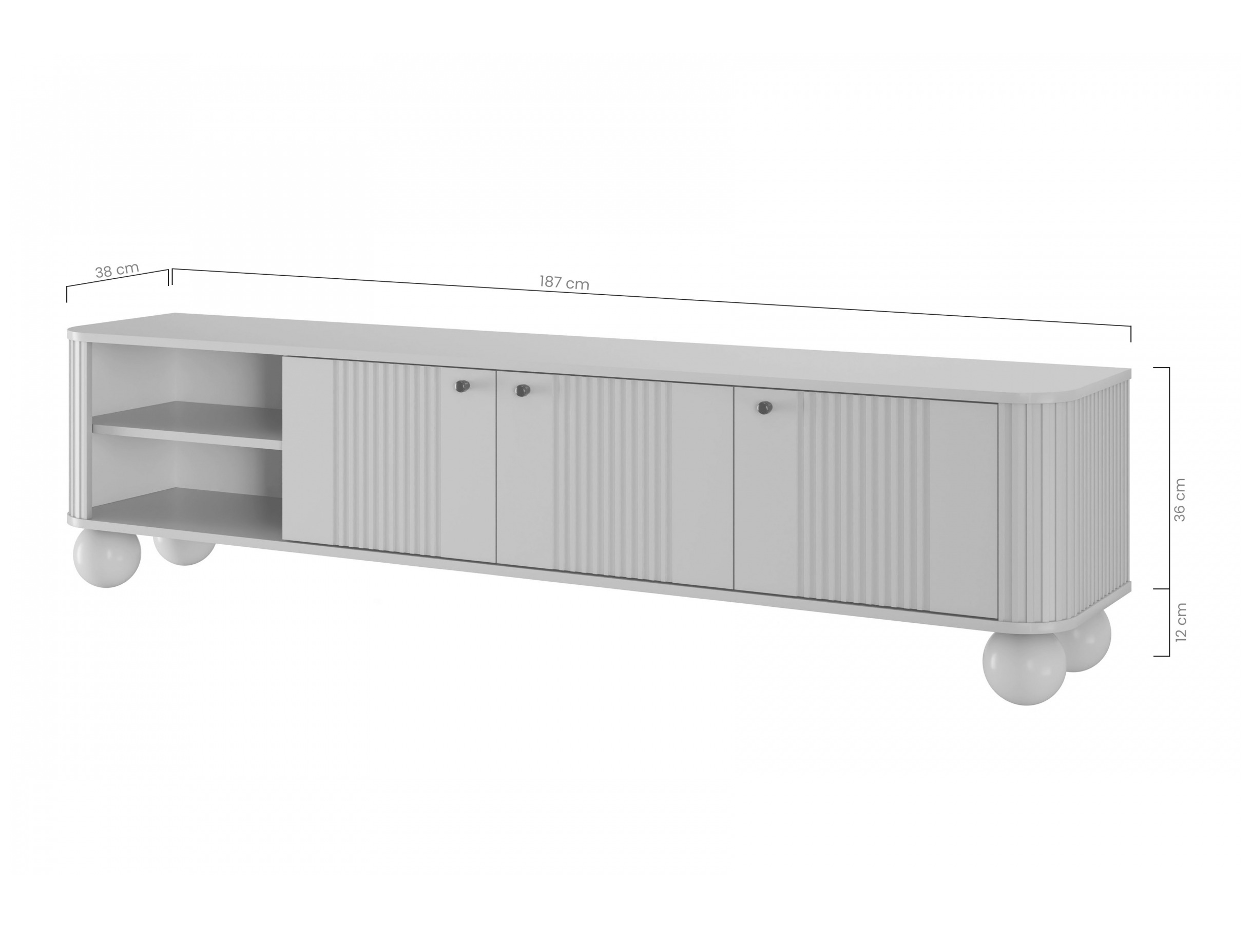 TV-alus Fioveso 102 (Kašmiir + Pähkel)