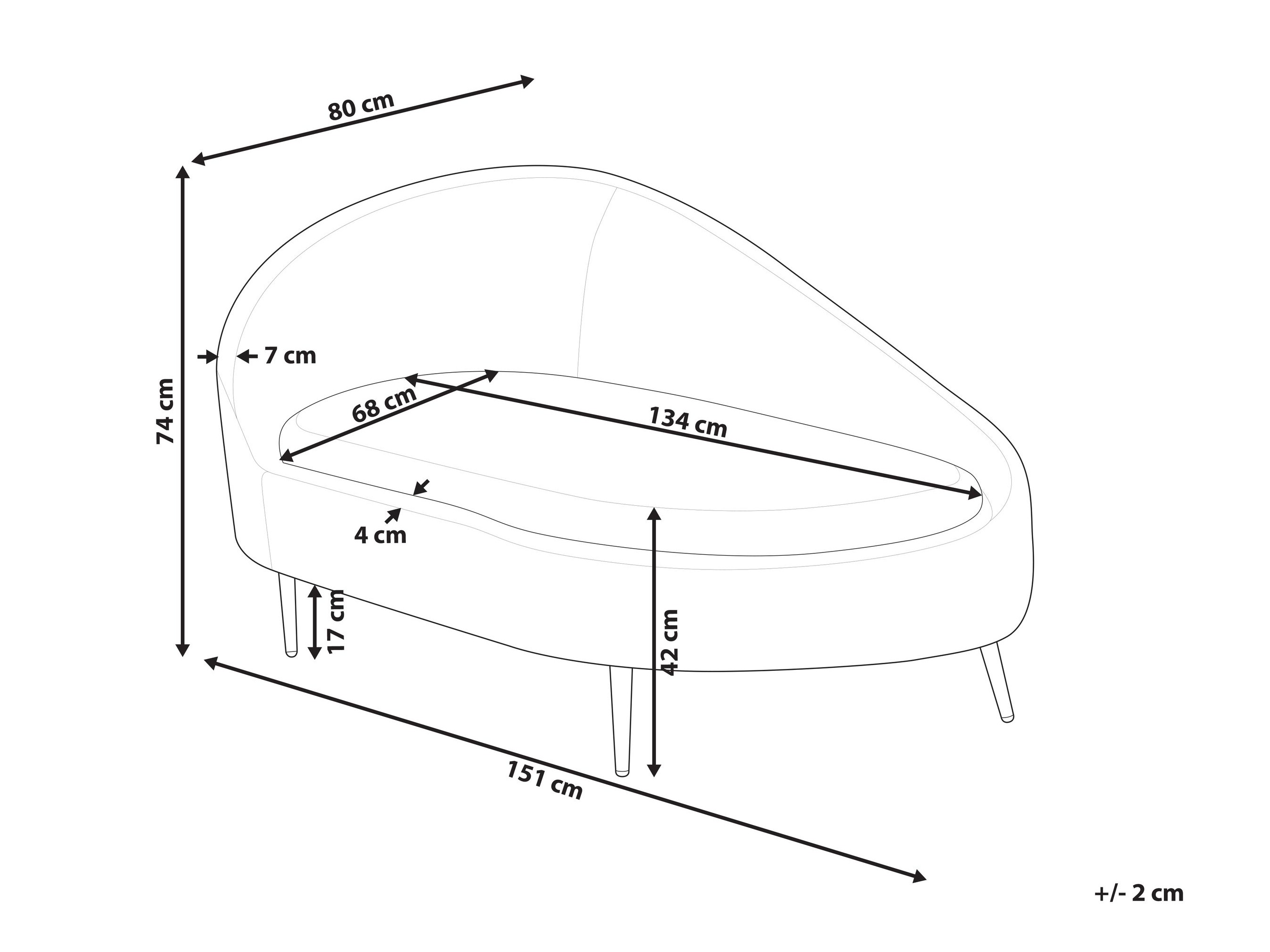 Kušett Berwyn 2787 (Helepruun)