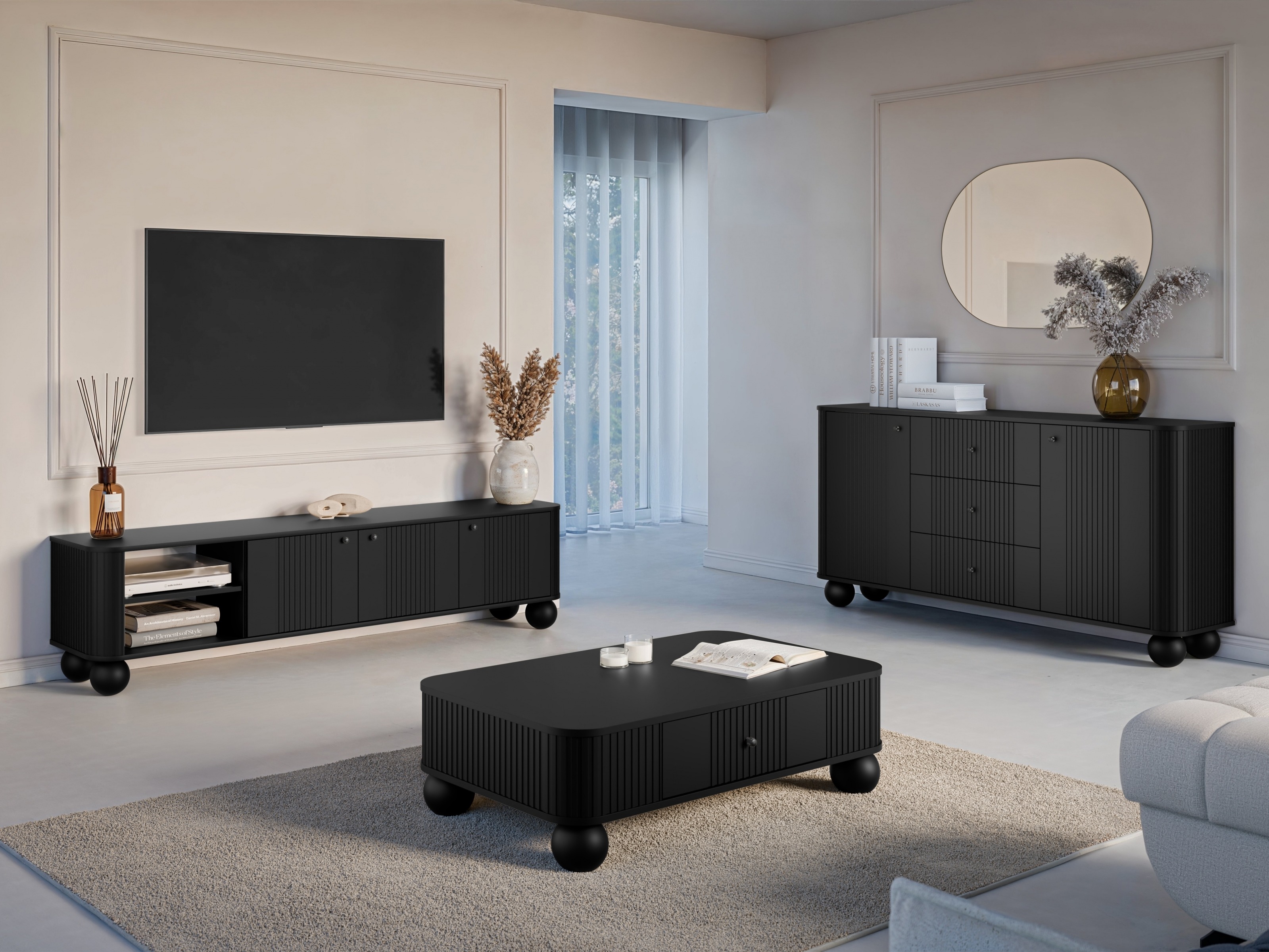 Elutoa komplekt Fioveso 107 (Must)