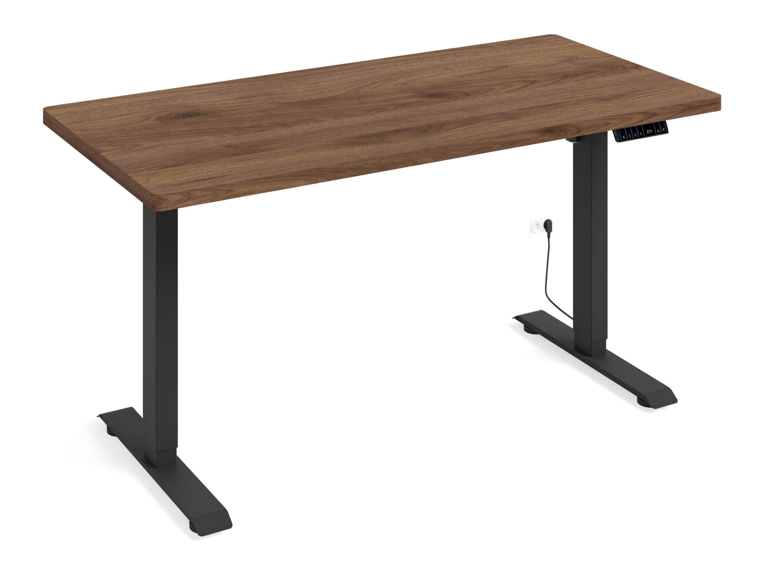 Reguleeritava kõrgusega töölaud Buffalo 184 (Must)