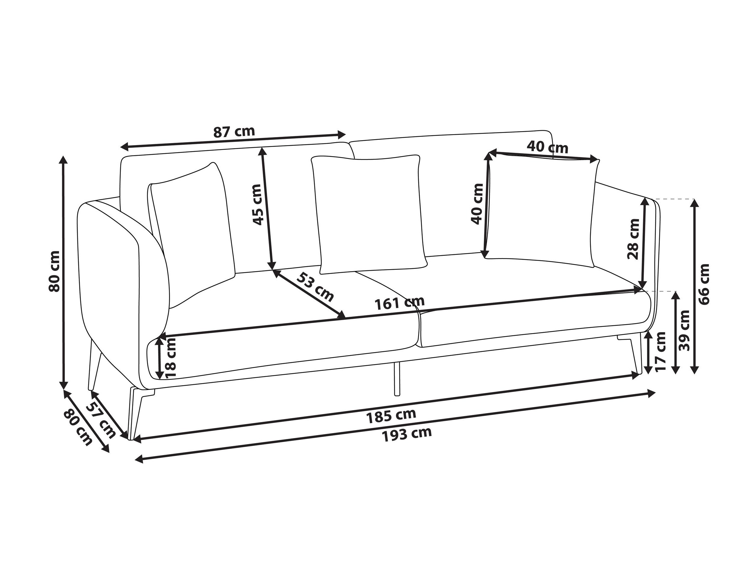Diivan Berwyn 2807 (Hall)
