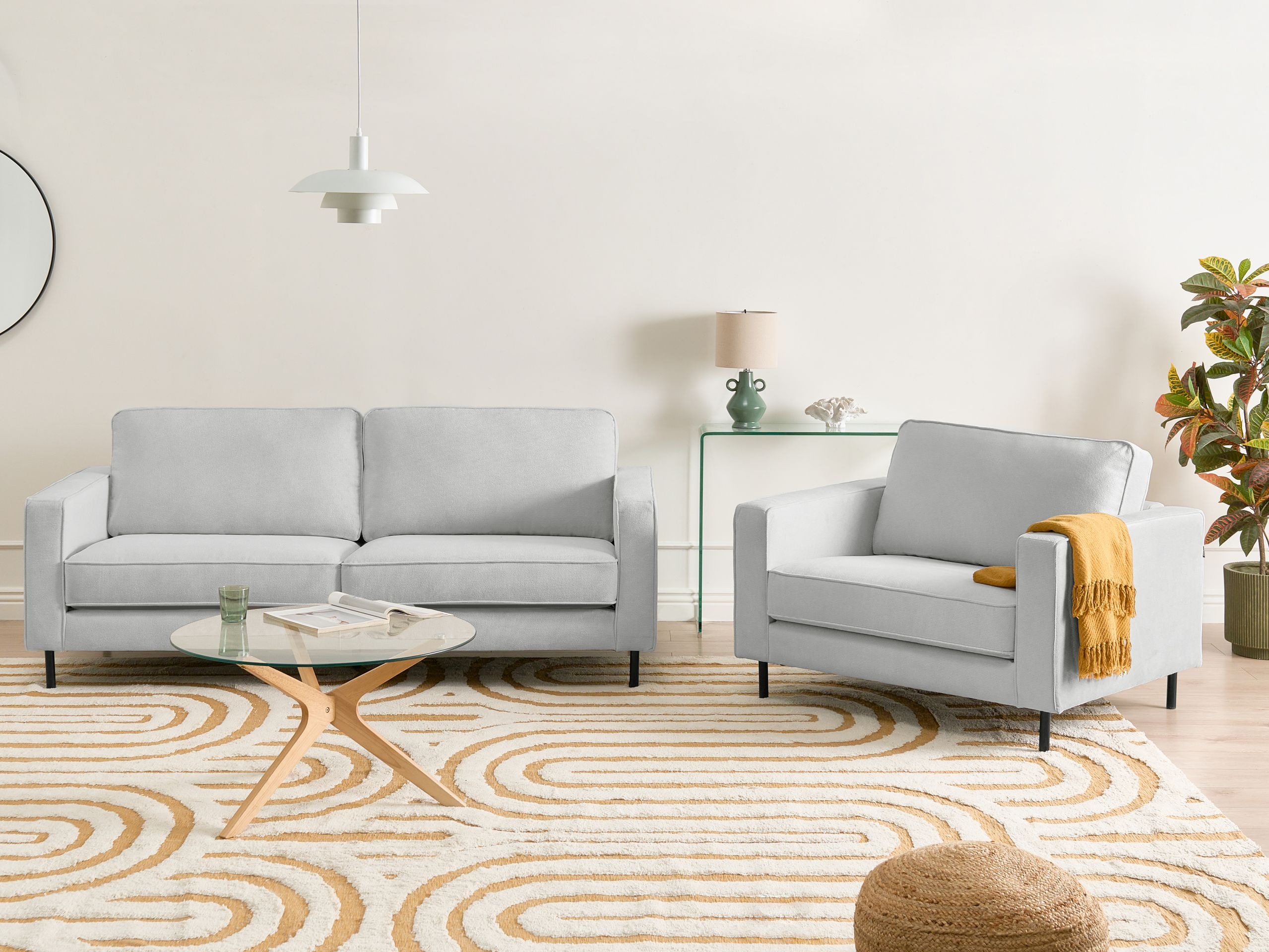 Pehme mööbli komplekt Berwyn 768 (Helehall)