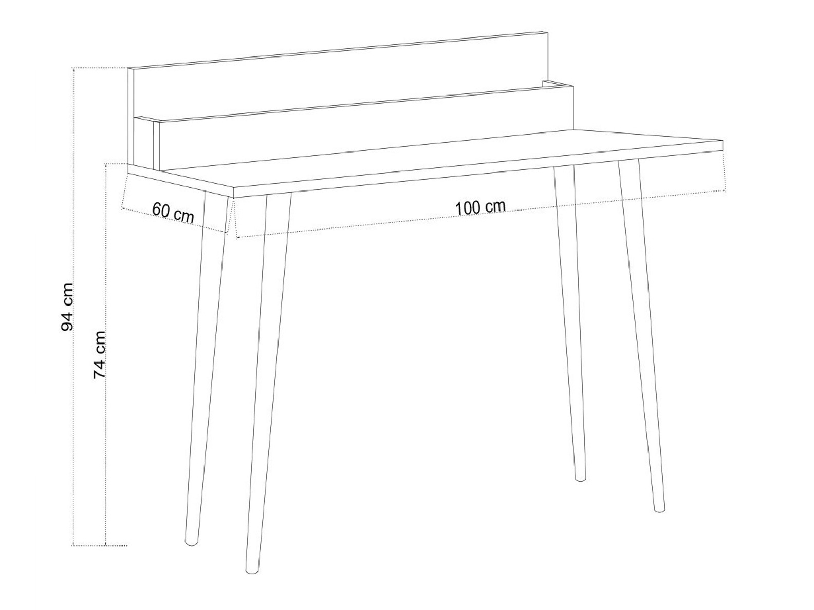 Kirjutuslaud Asheboro 180