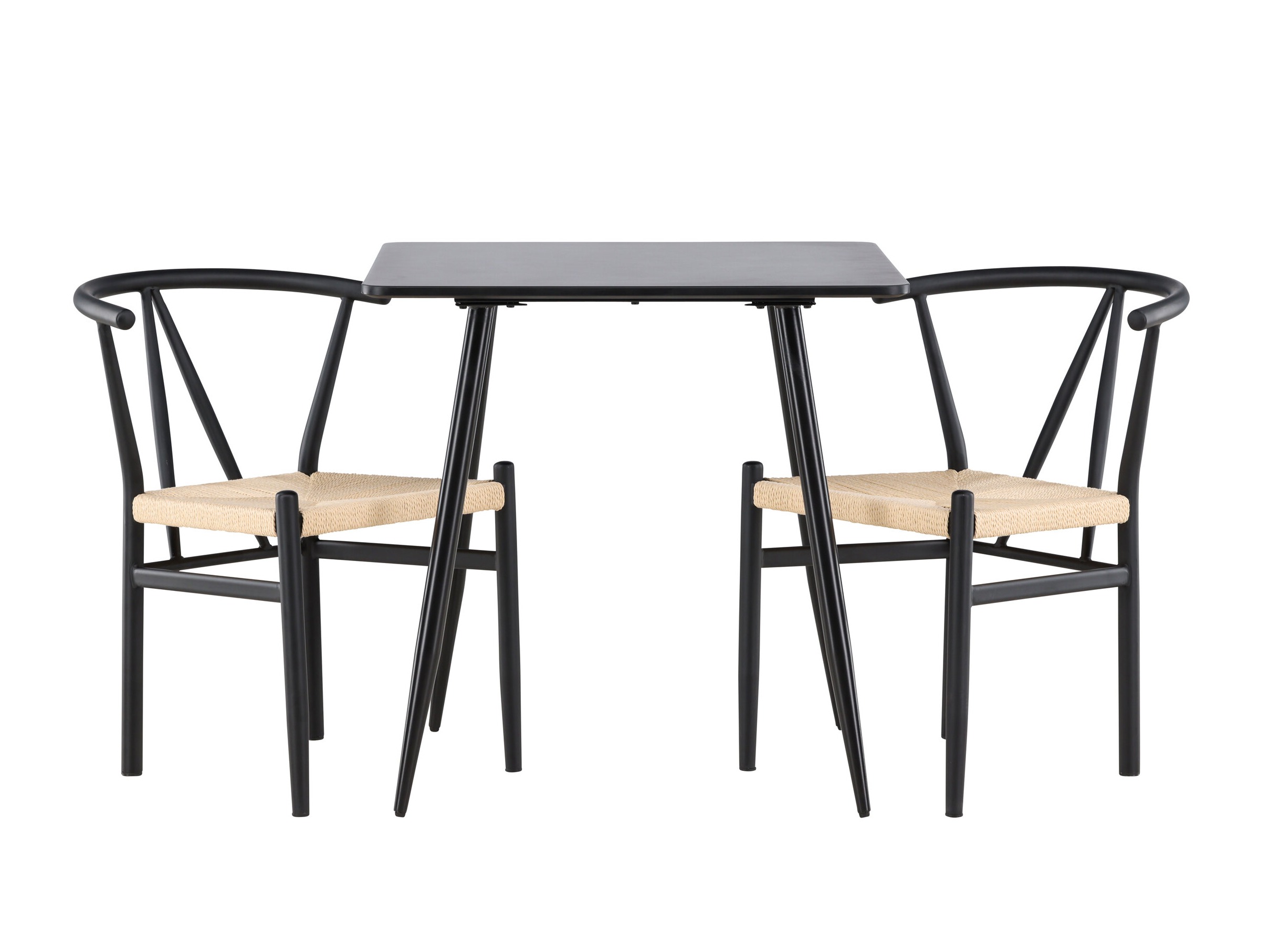 Söögitoakomplekt Dallas 4920 (Must + Helepruun)