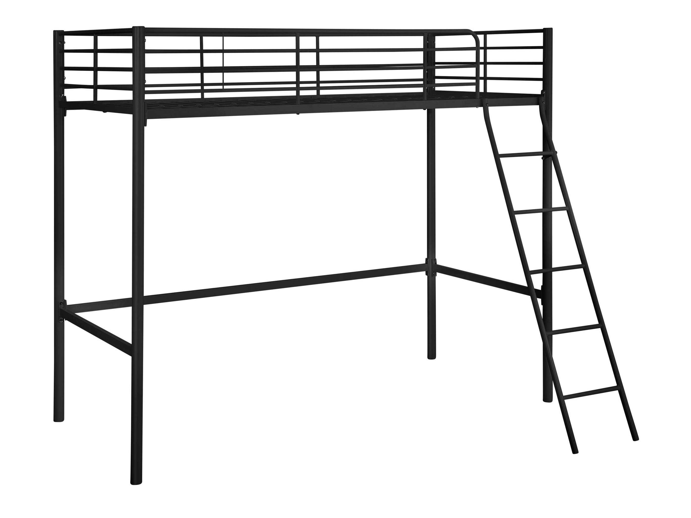 Kõrge voodi Denton 1507 (Must)