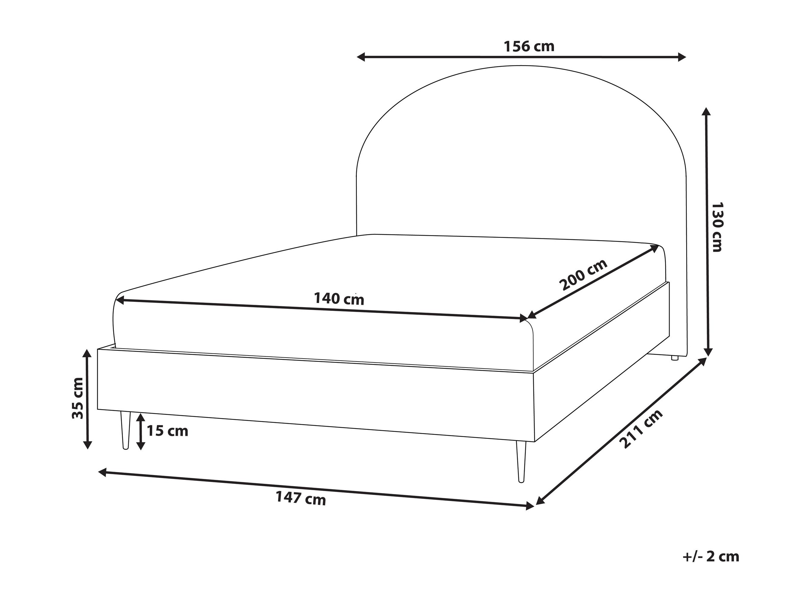 Voodi Berwyn 591 (Beež)