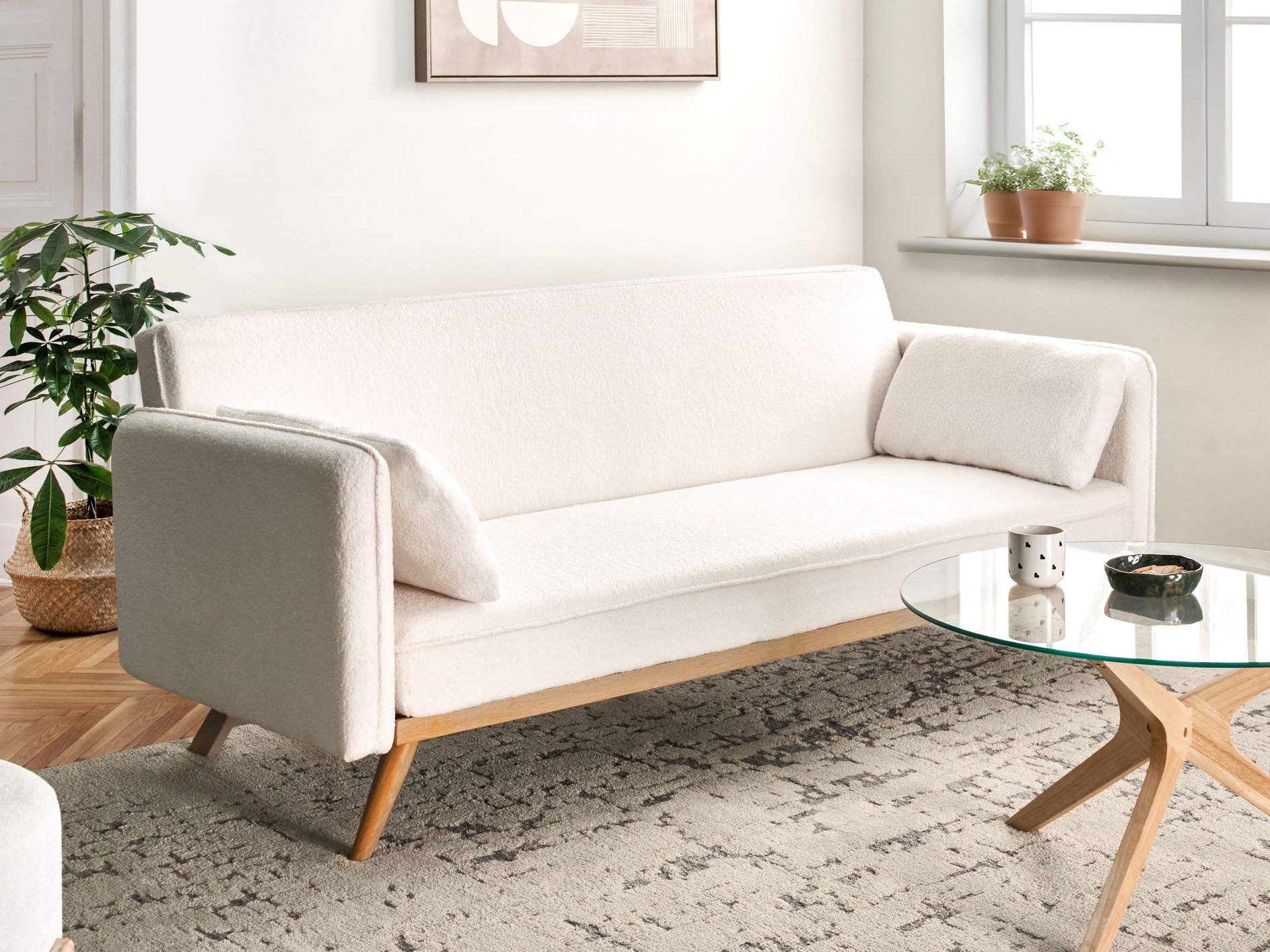 Diivanvoodi Berwyn 2821 (Ecru valge)