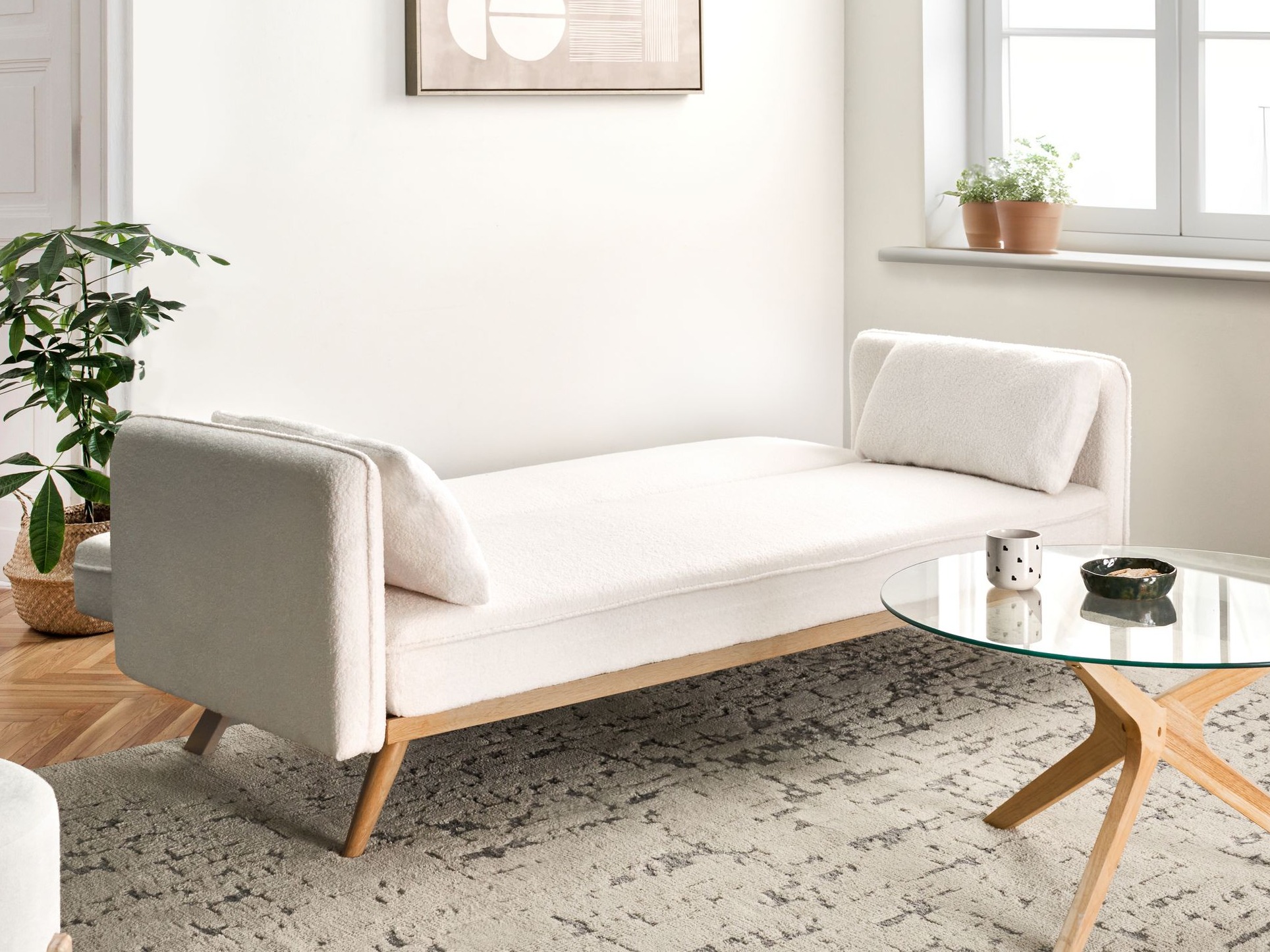 Diivanvoodi Berwyn 2821 (Ecru valge)