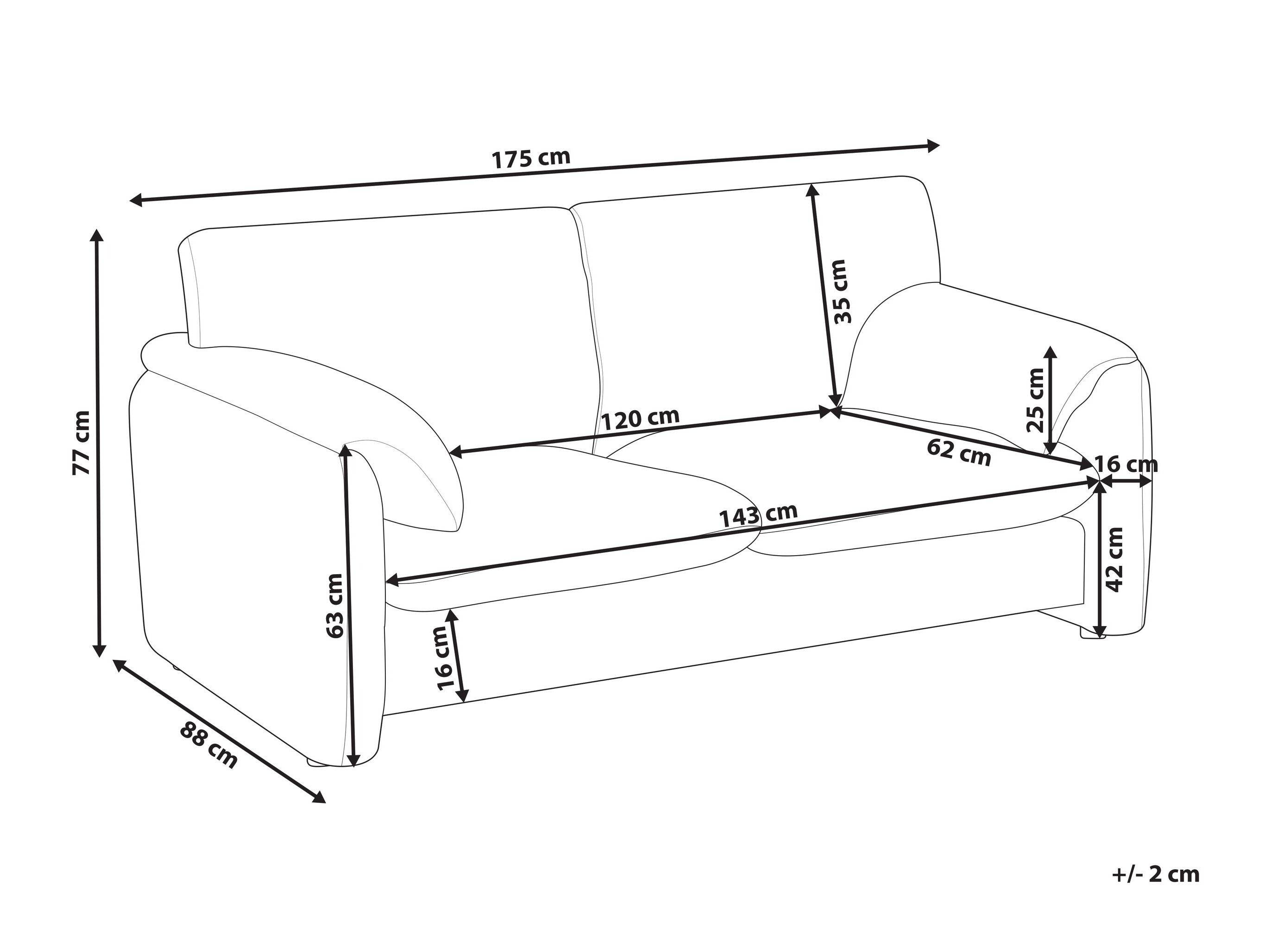Diivan Berwyn 2824 (Taupe)