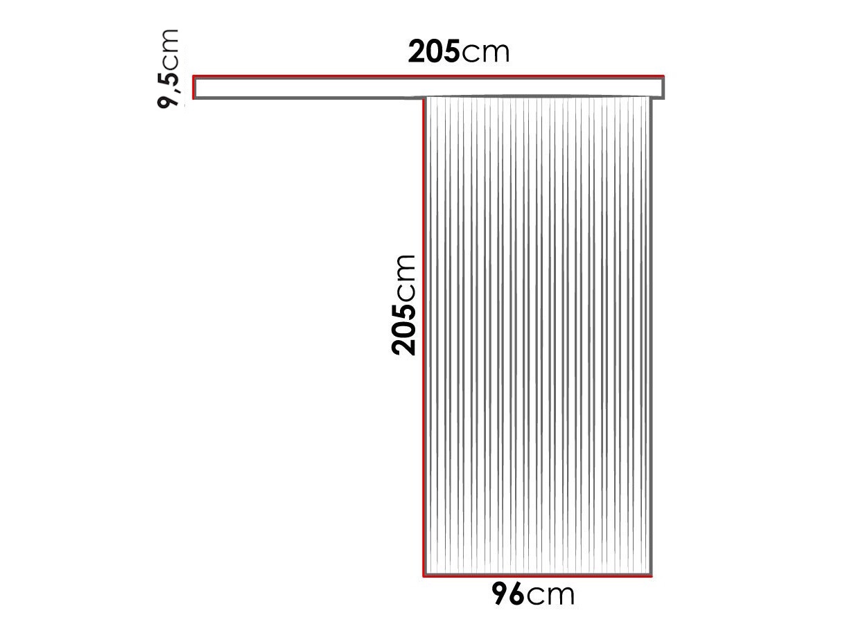 Liuguksed Dover 203 (Sonoma tamm + Must)