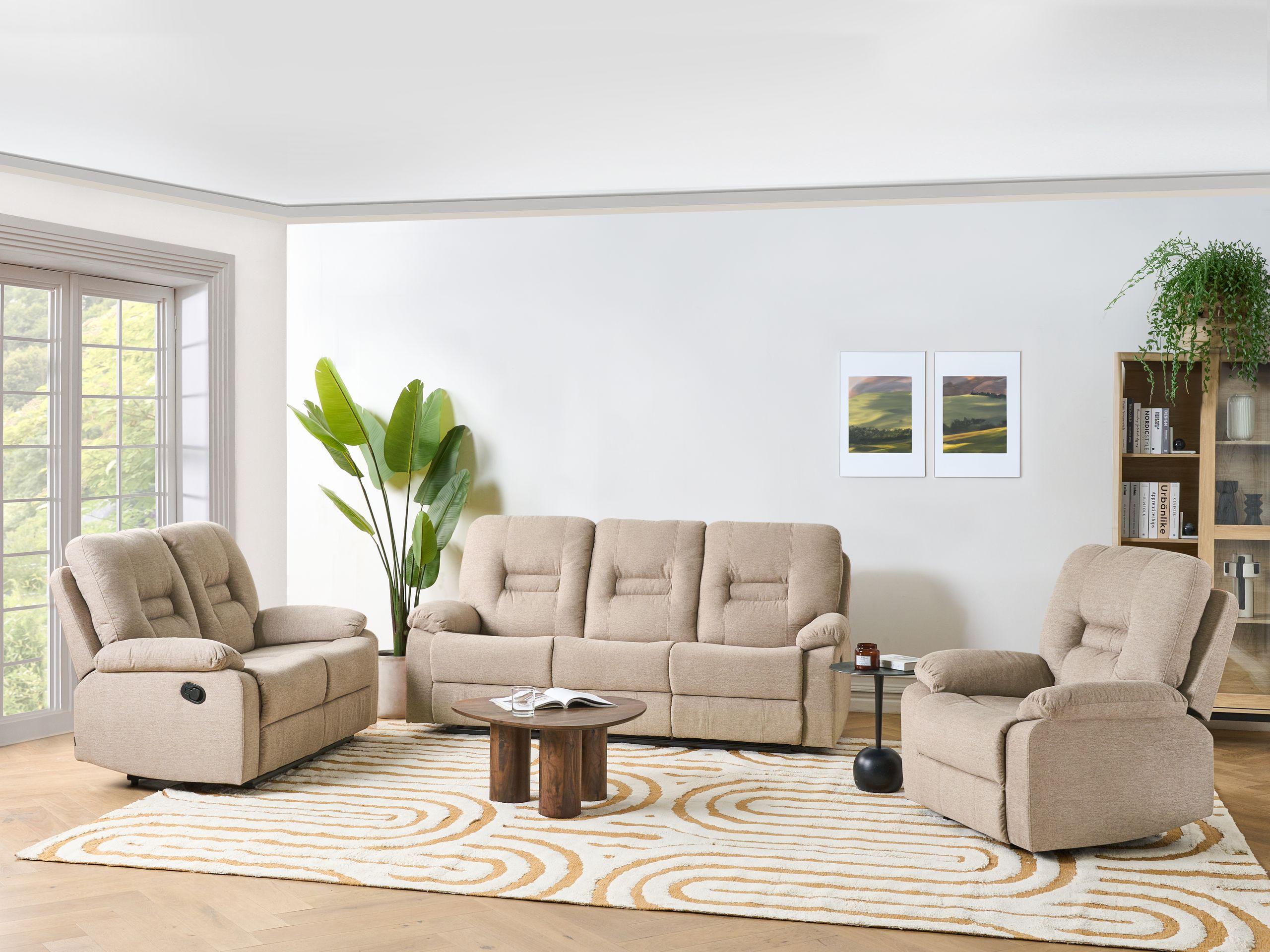 Diivan recliner Tivlira 110 (Beež)