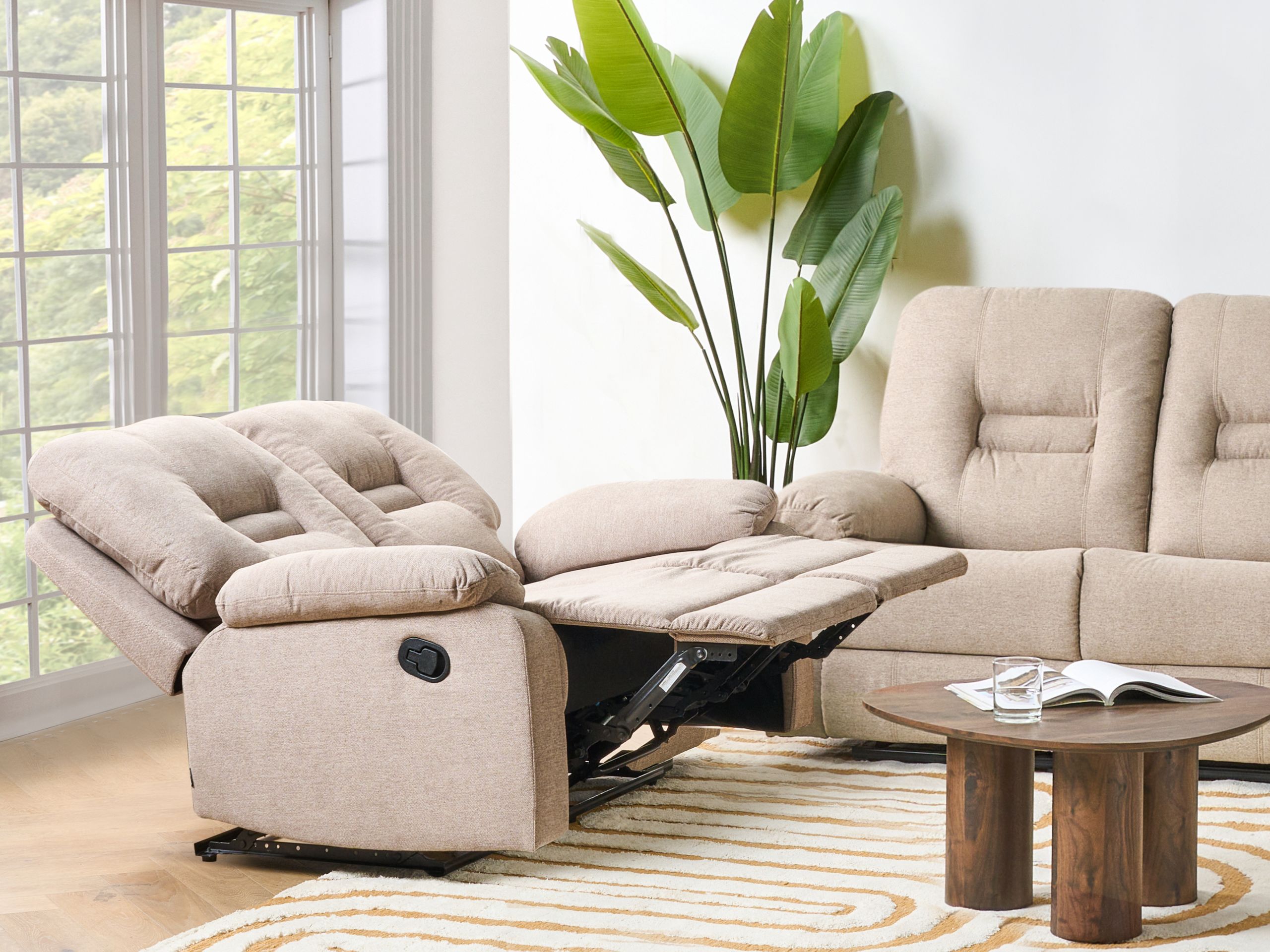 Diivan recliner Tivlira 110 (Beež)