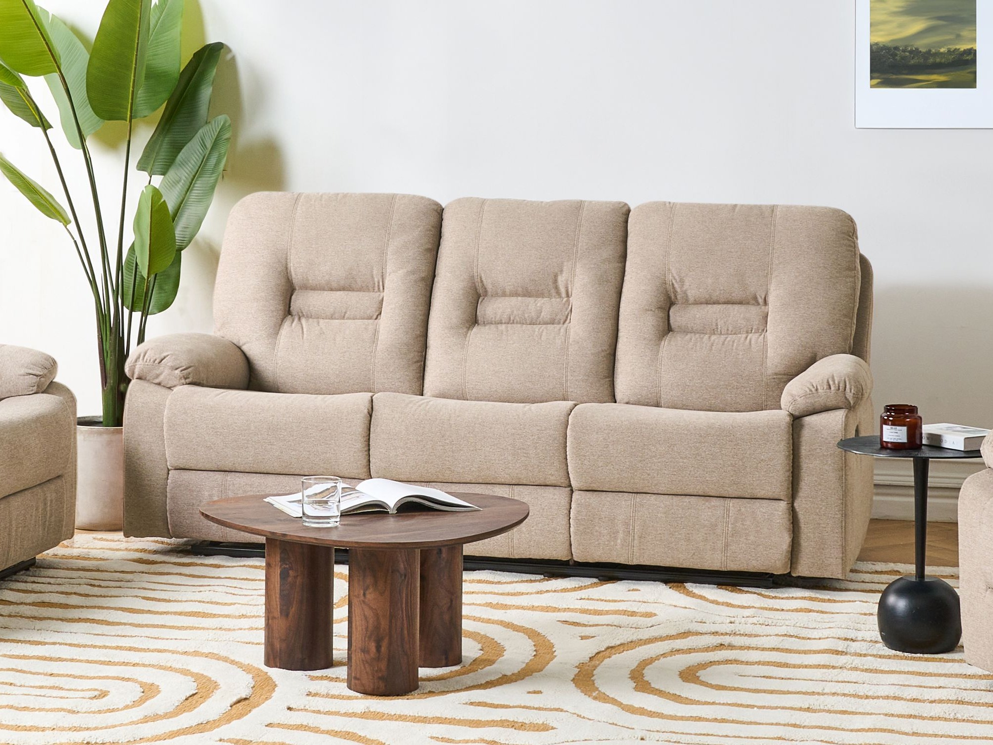 Diivan recliner Tivlira 111 (Beež)