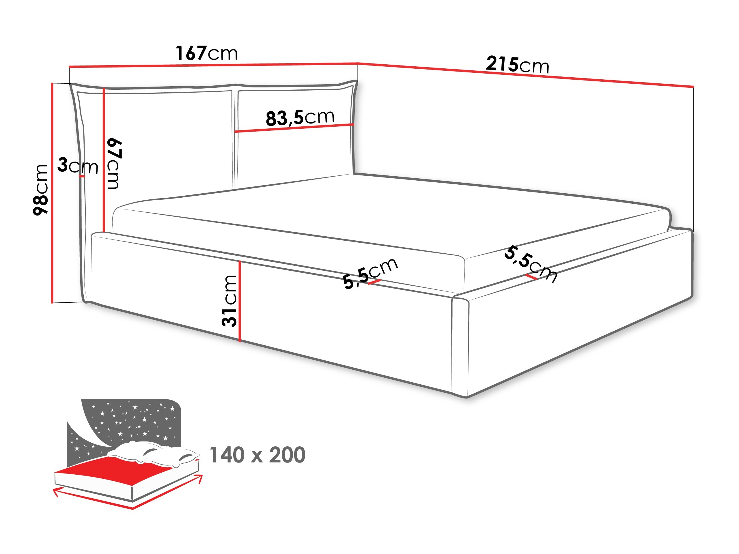 Voodi Malden 100 (Paros 01)