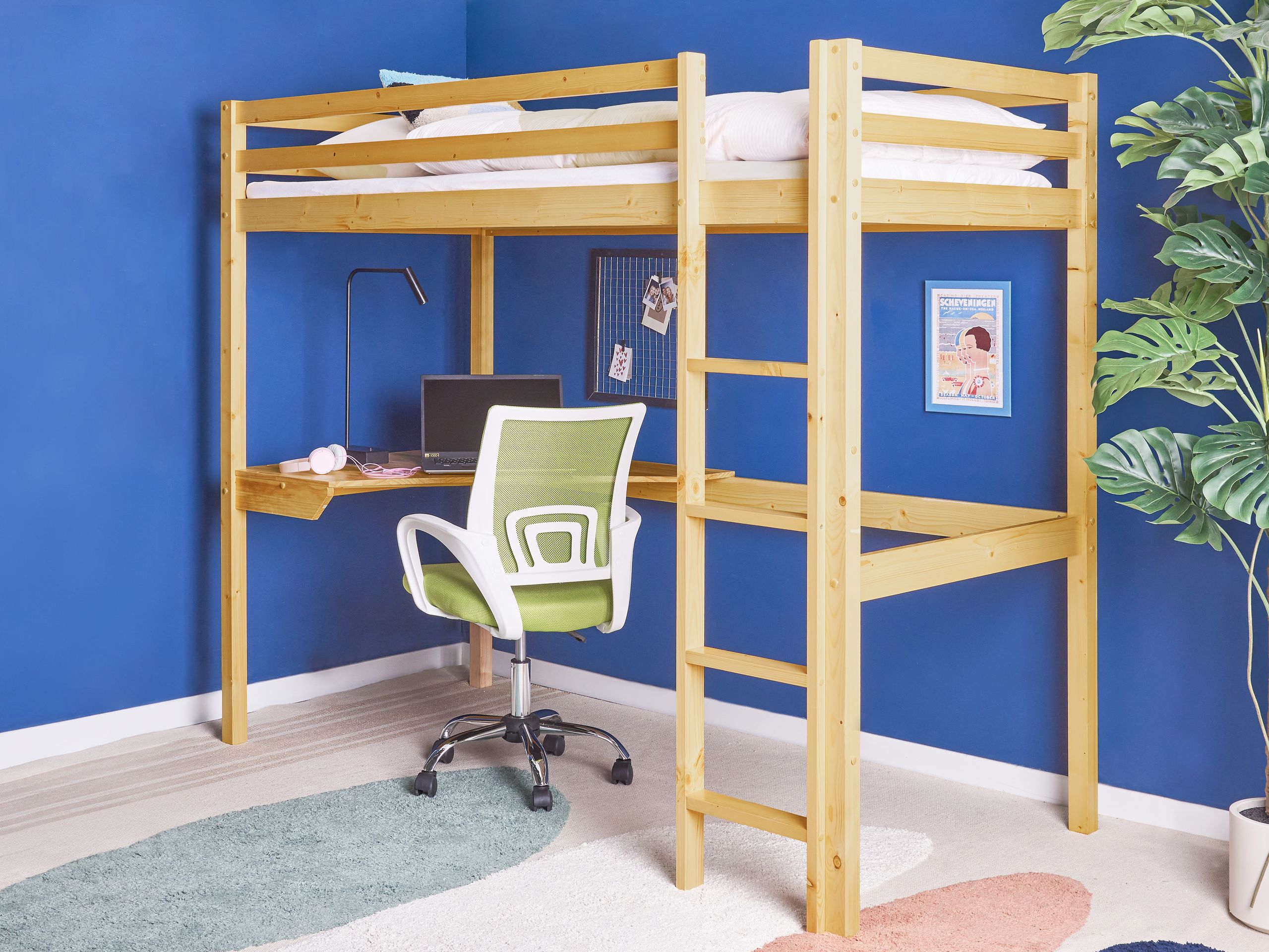 Kõrge voodi Berwyn 2832 (Ere puit)