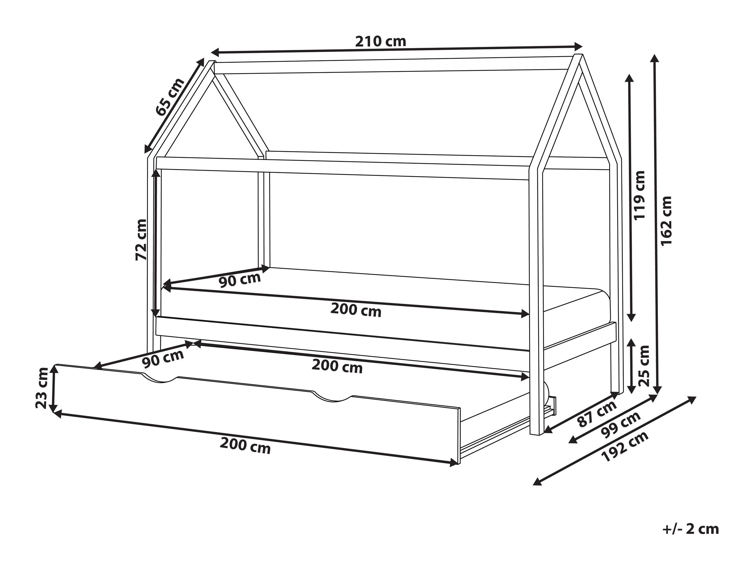Voodi Berwyn 2833 (Ere puit)