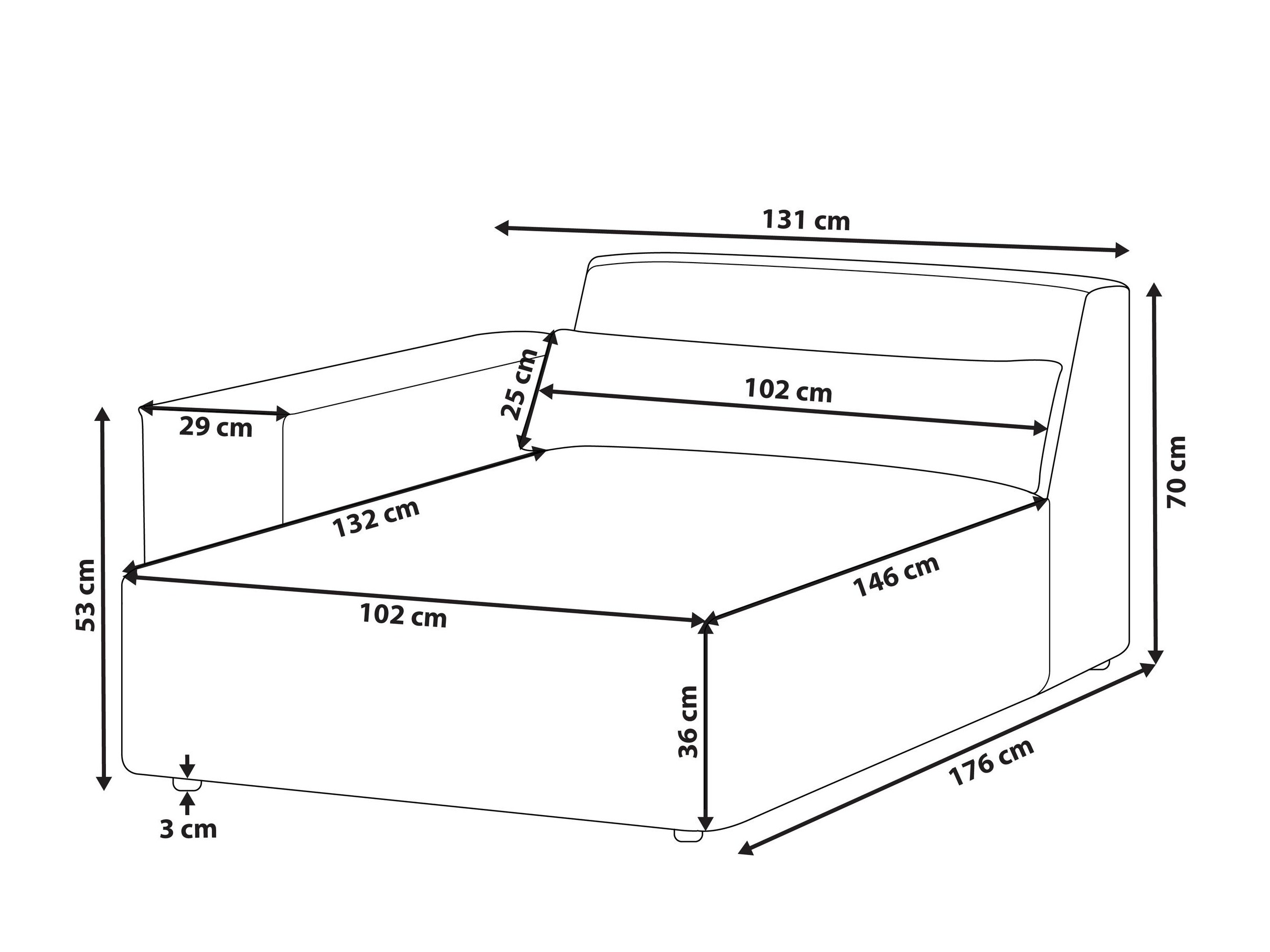 Kušett Tivsora 101 (Hall)