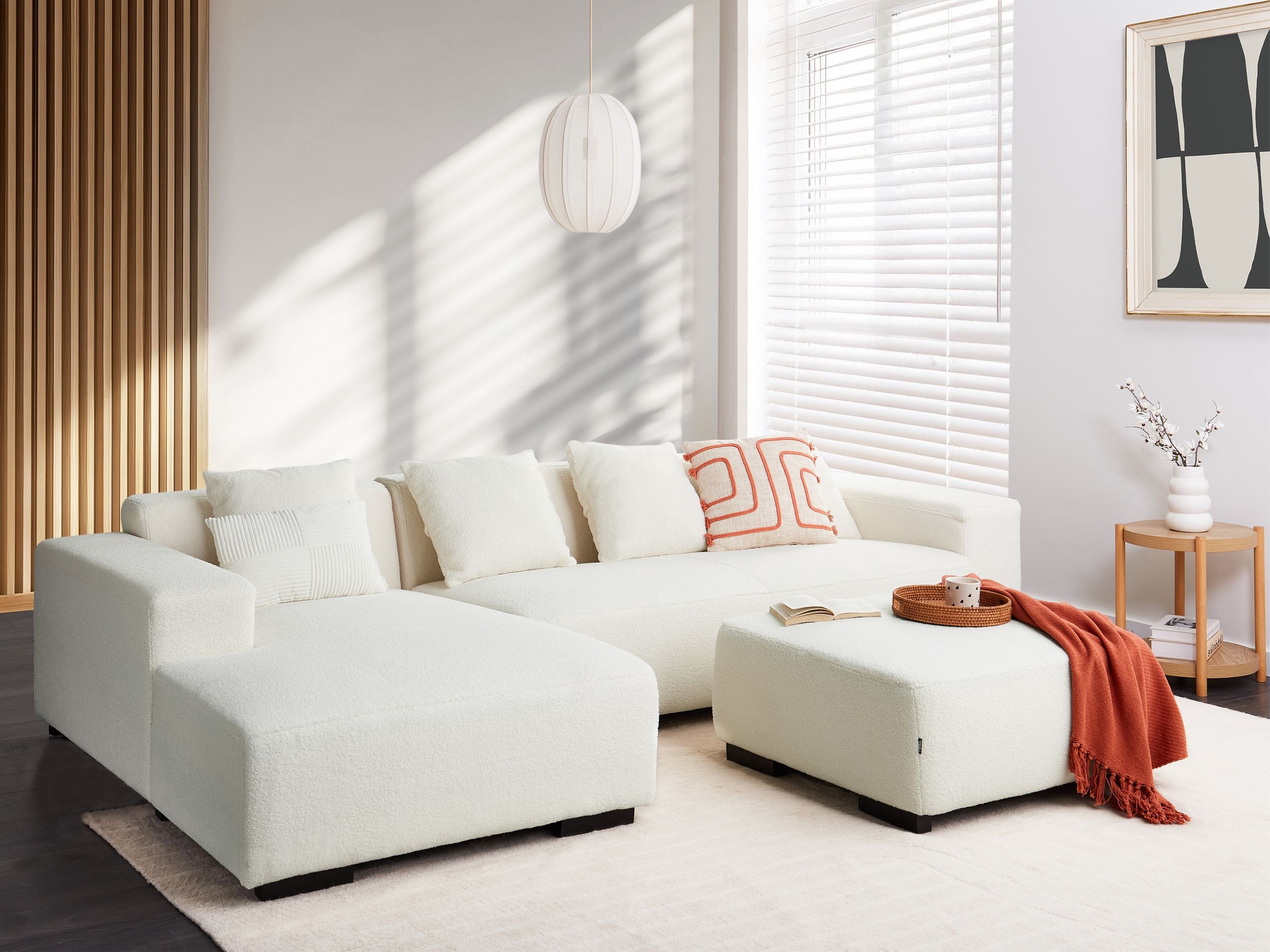 Pehme mööbli komplekt Berwyn 2847 (Ecru valge)