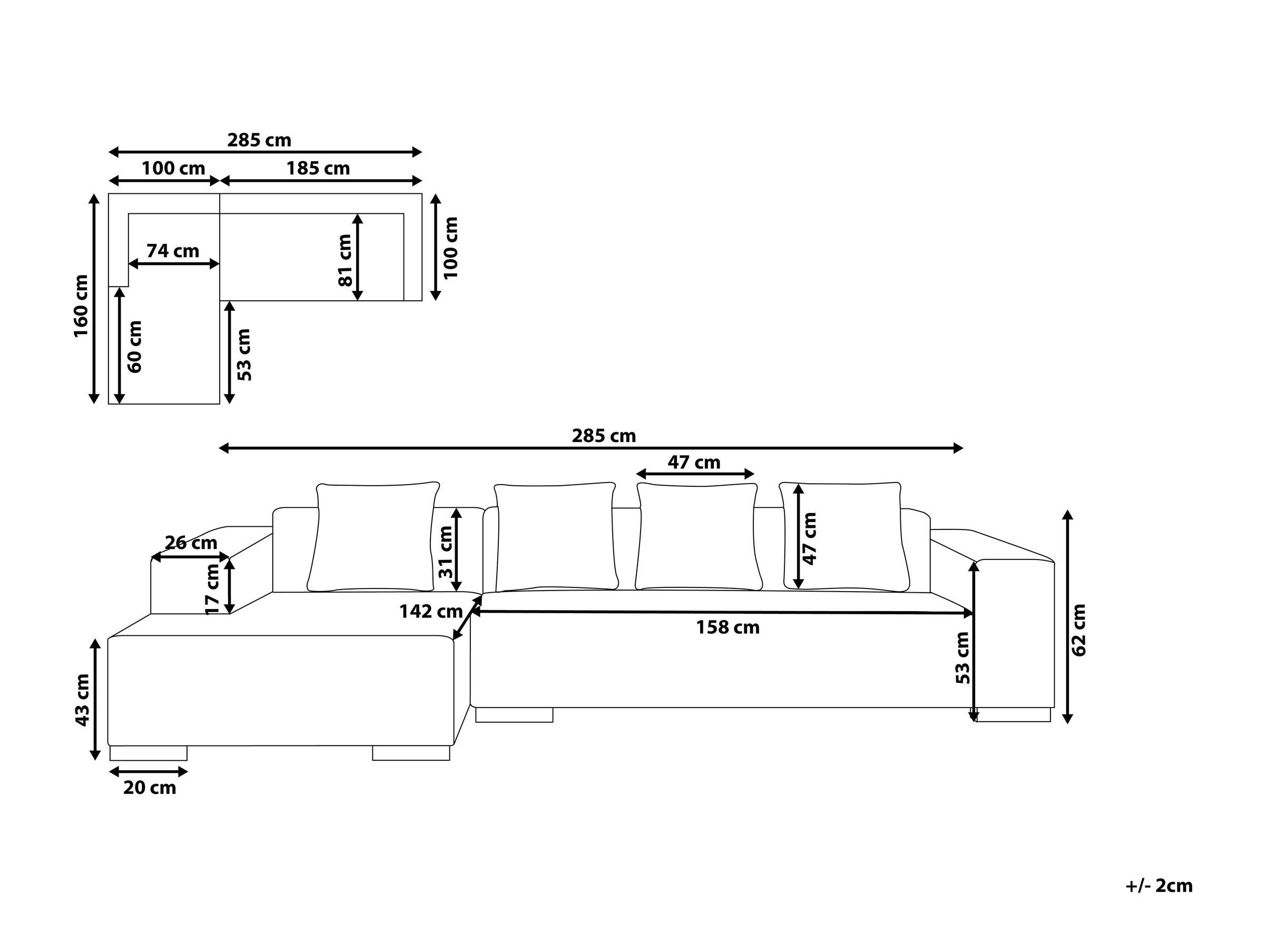 Nurgadiivan Berwyn 1396 (Ecru valge)