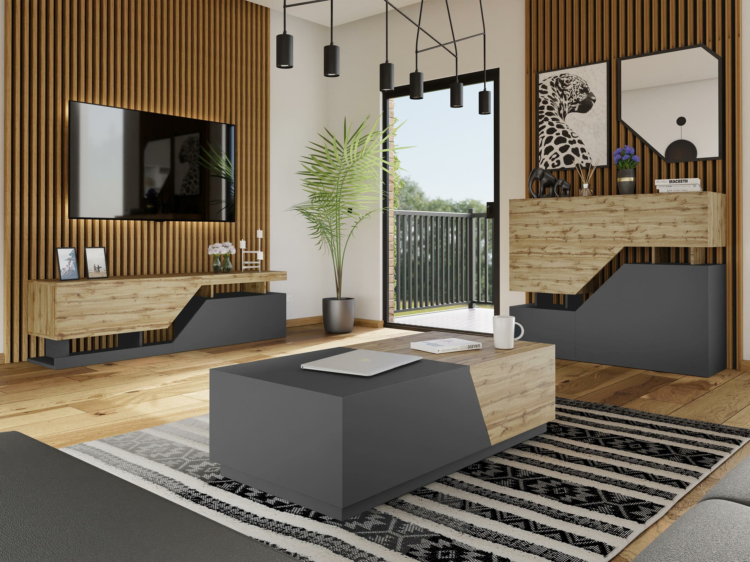 Elutoa komplekt Comfivo Daldune 103 (Wotani tamm + Antratsiit)