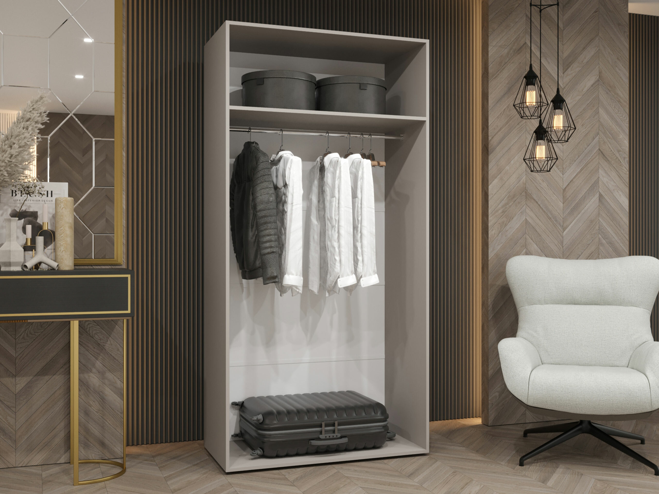 Riidekapp Hartford 535 (Artisan tamm)