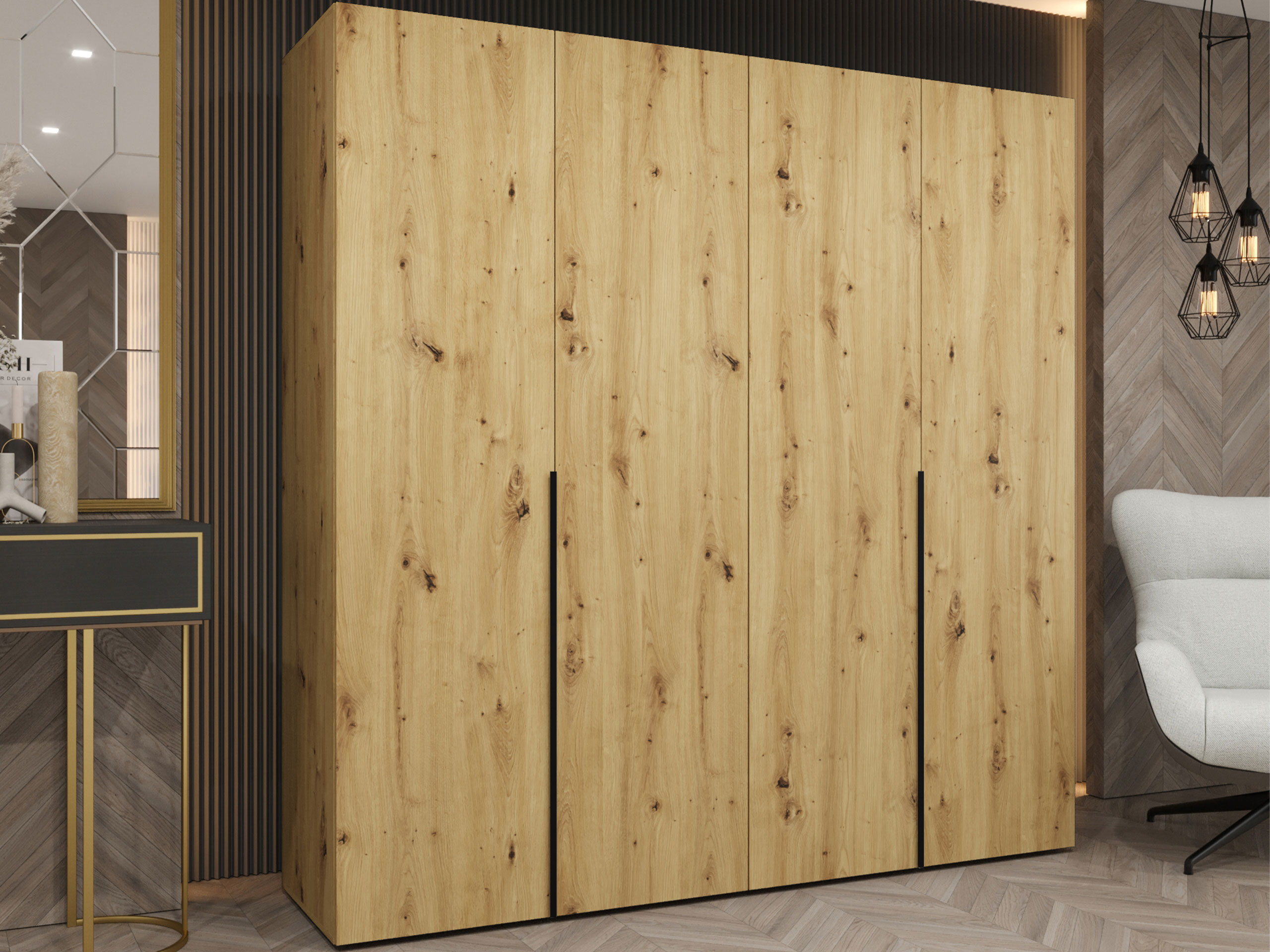 Riidekapp Hartford 537 (Artisan tamm)