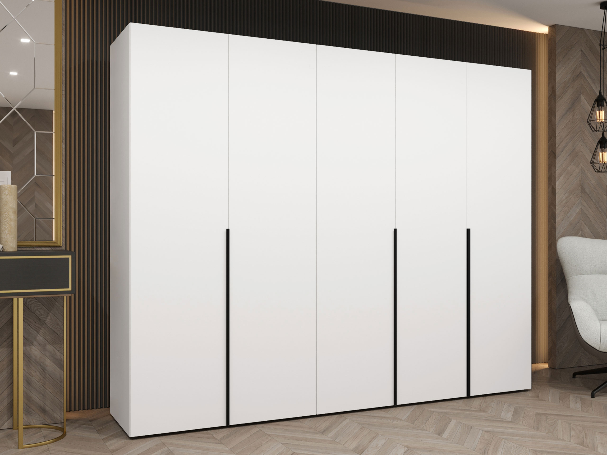 Riidekapp Hartford 538 (Valge)