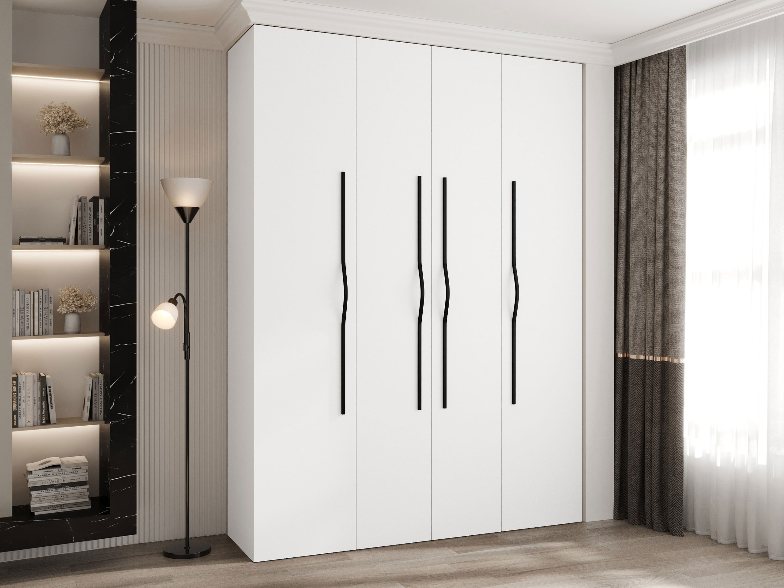 Riidekapp Hartford 564 (Valge)