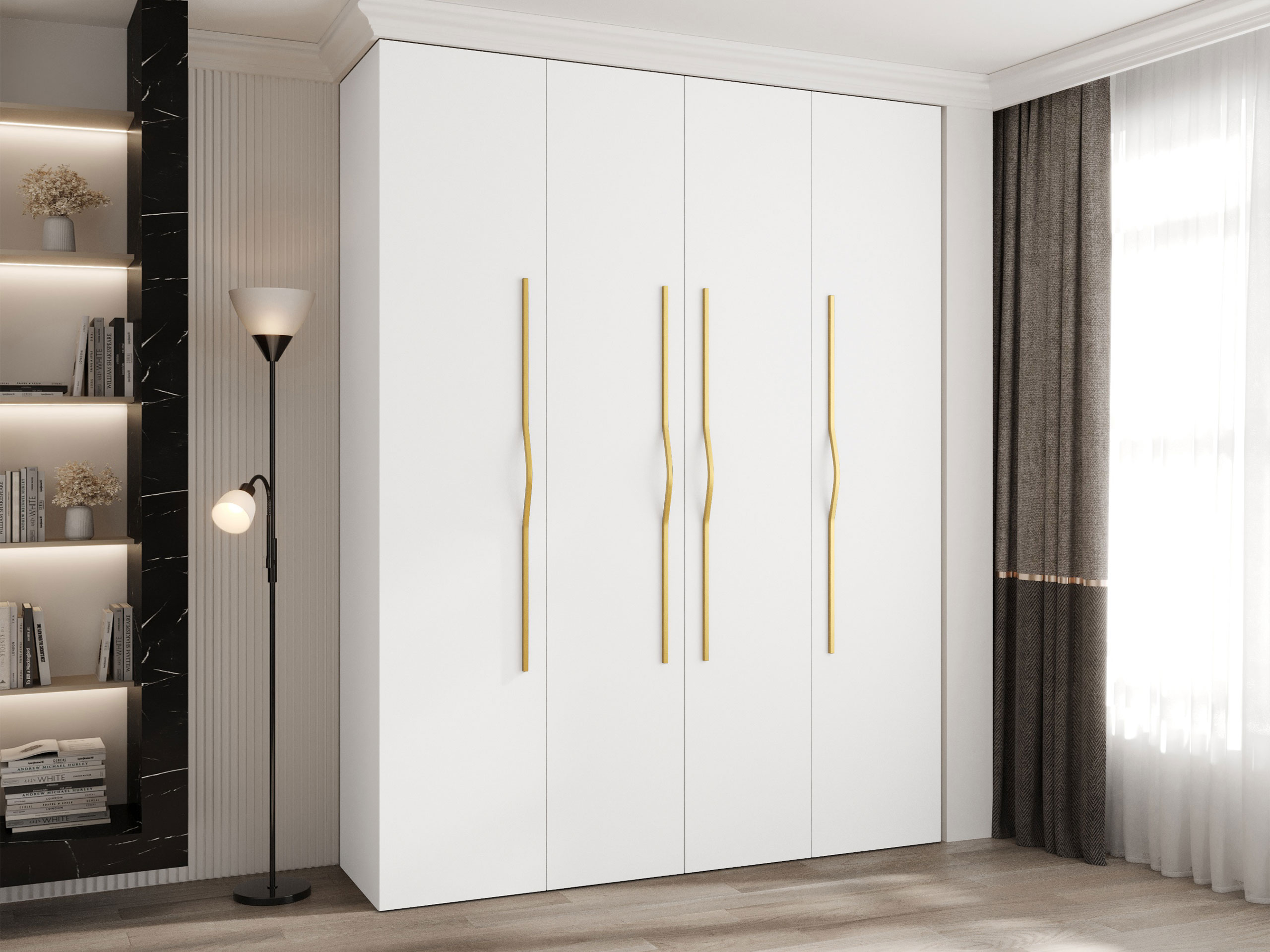 Riidekapp Hartford 564 (Valge)