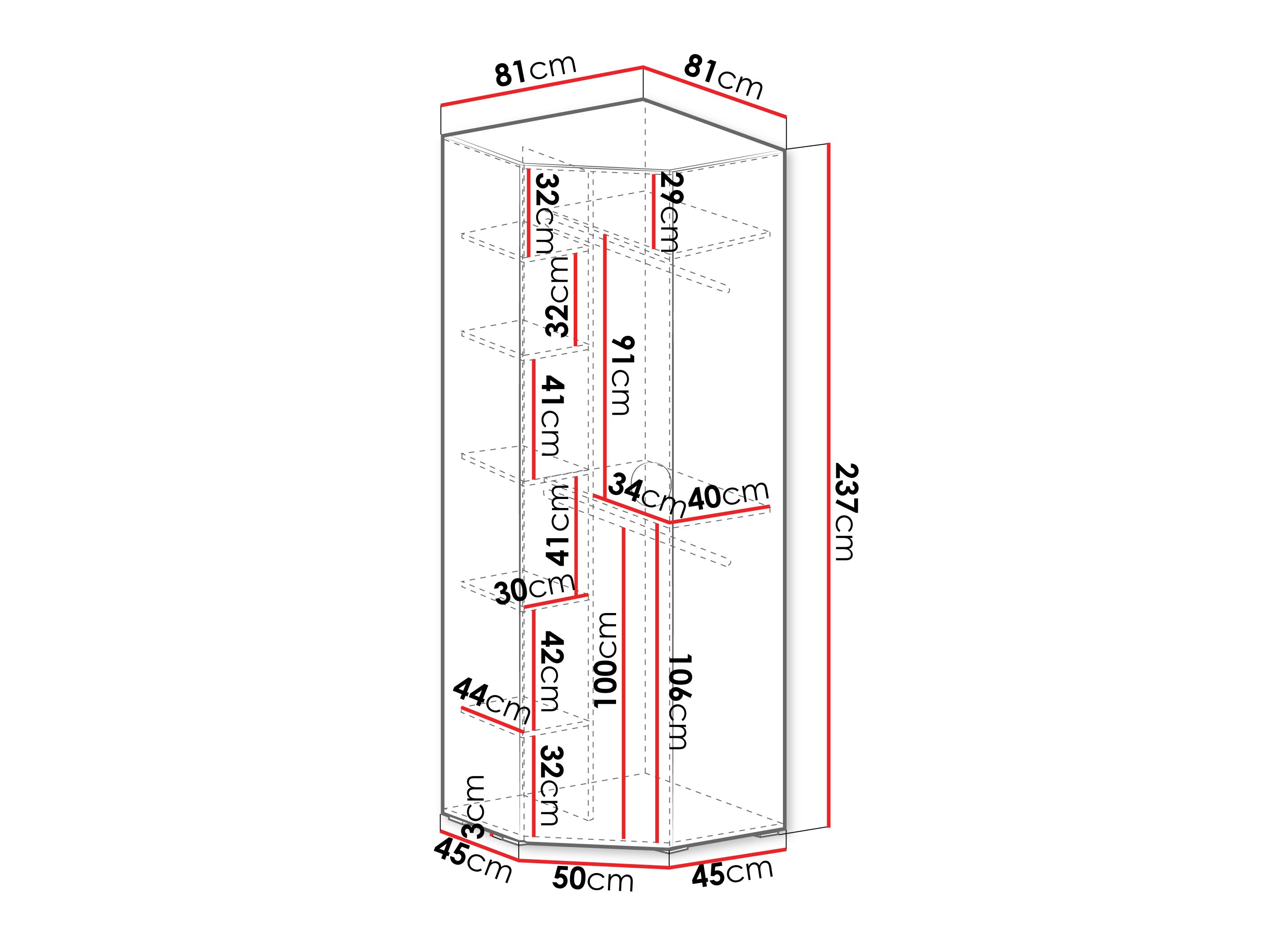 Nurgariidekapp Hartford 568 (Must)