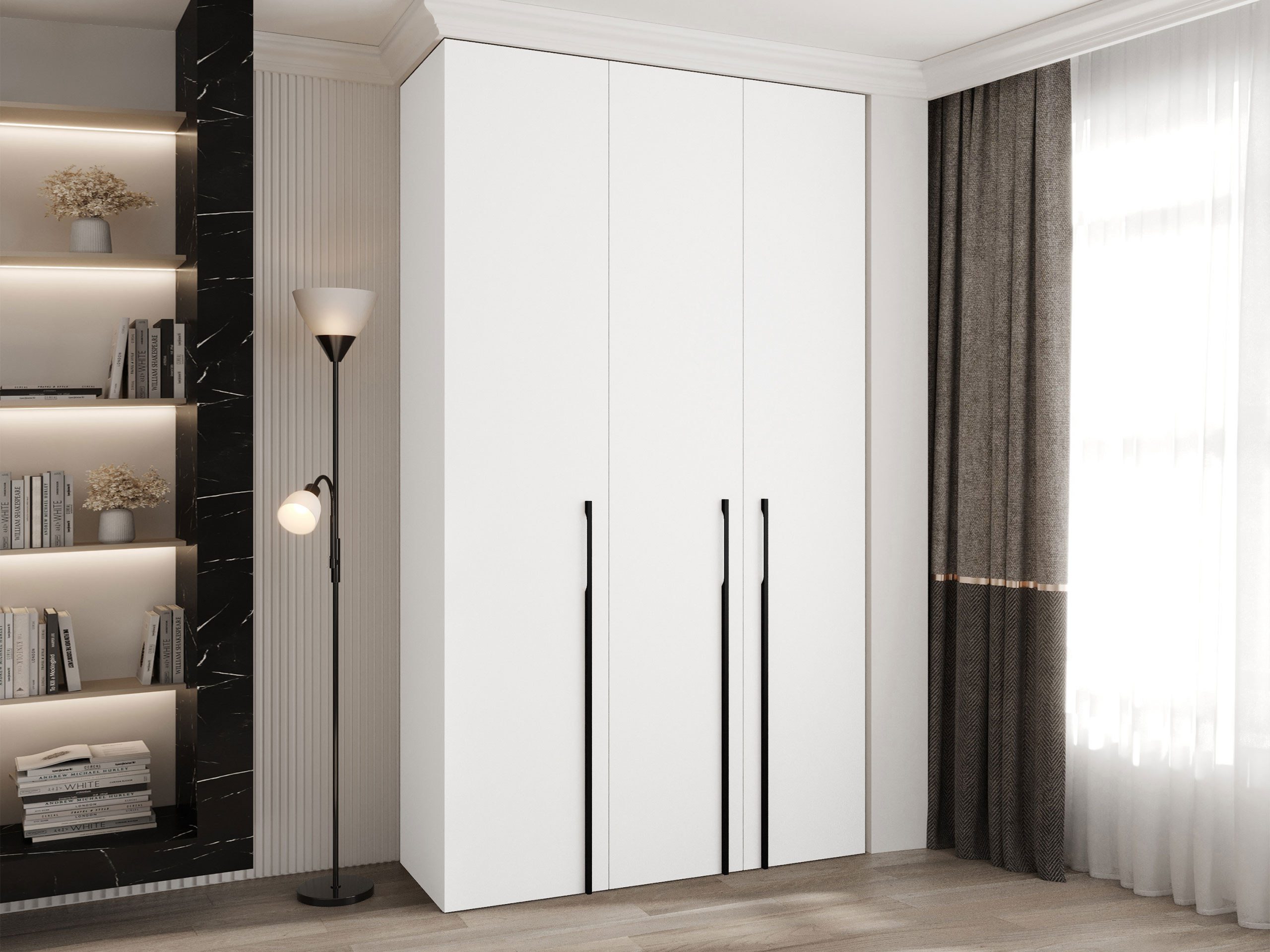 Riidekapp Hartford 571 (Valge)